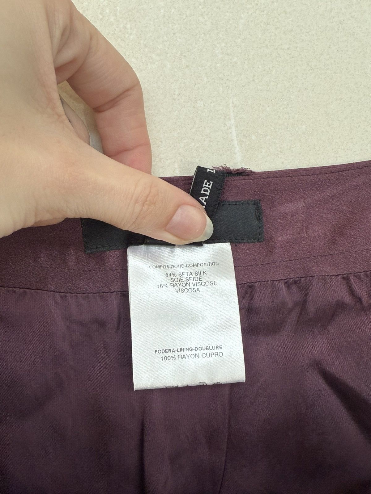 Gucci Vintage Gucci Tom Ford Eggplant Purple Skirt Size 26" / US 2 / IT 38 - 6 Thumbnail