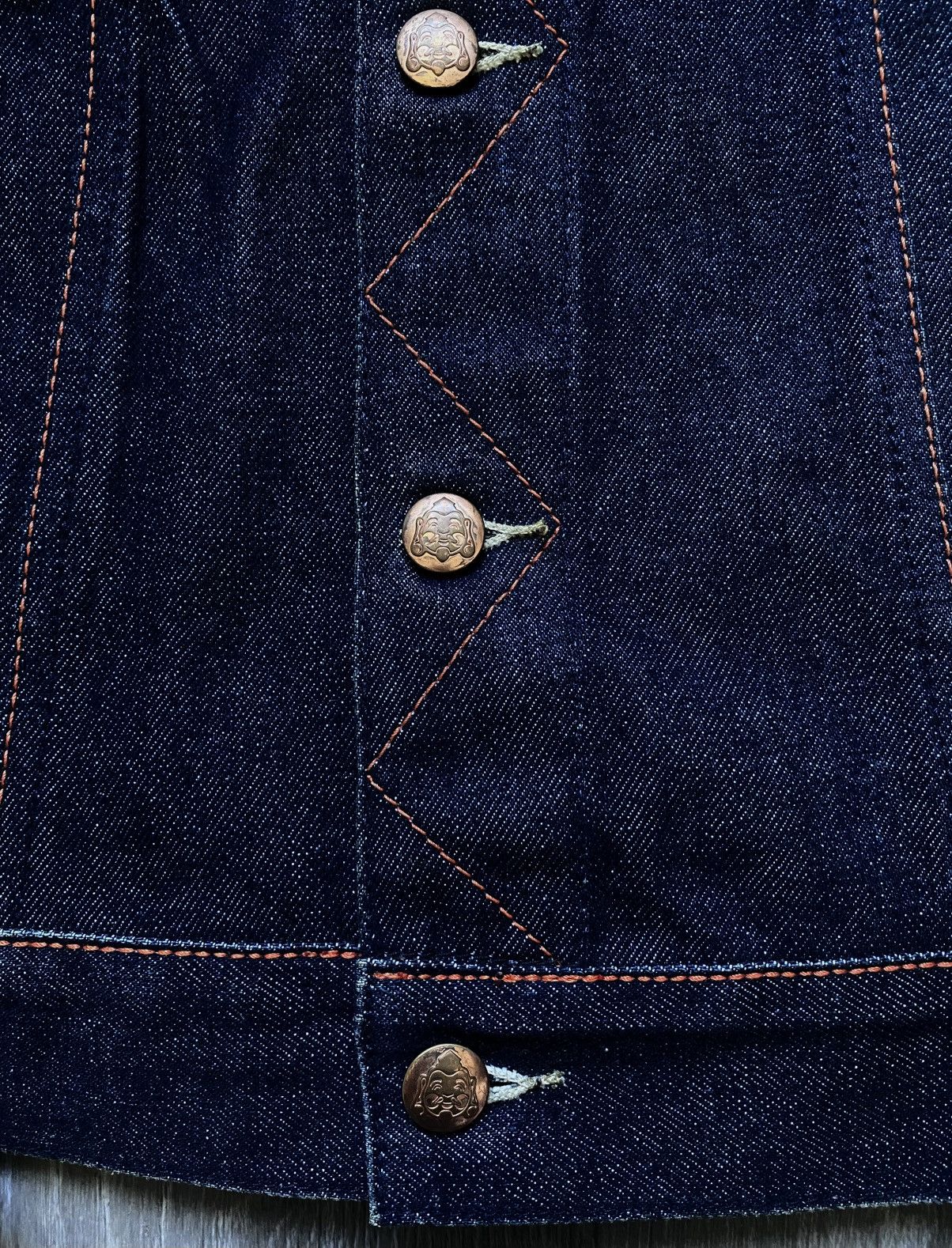 Evisu Evisu Maniacs Embroidered Logo Heritage Denim Jeans Jacket Size M / US 6-8 / IT 42-44 - 6 Thumbnail
