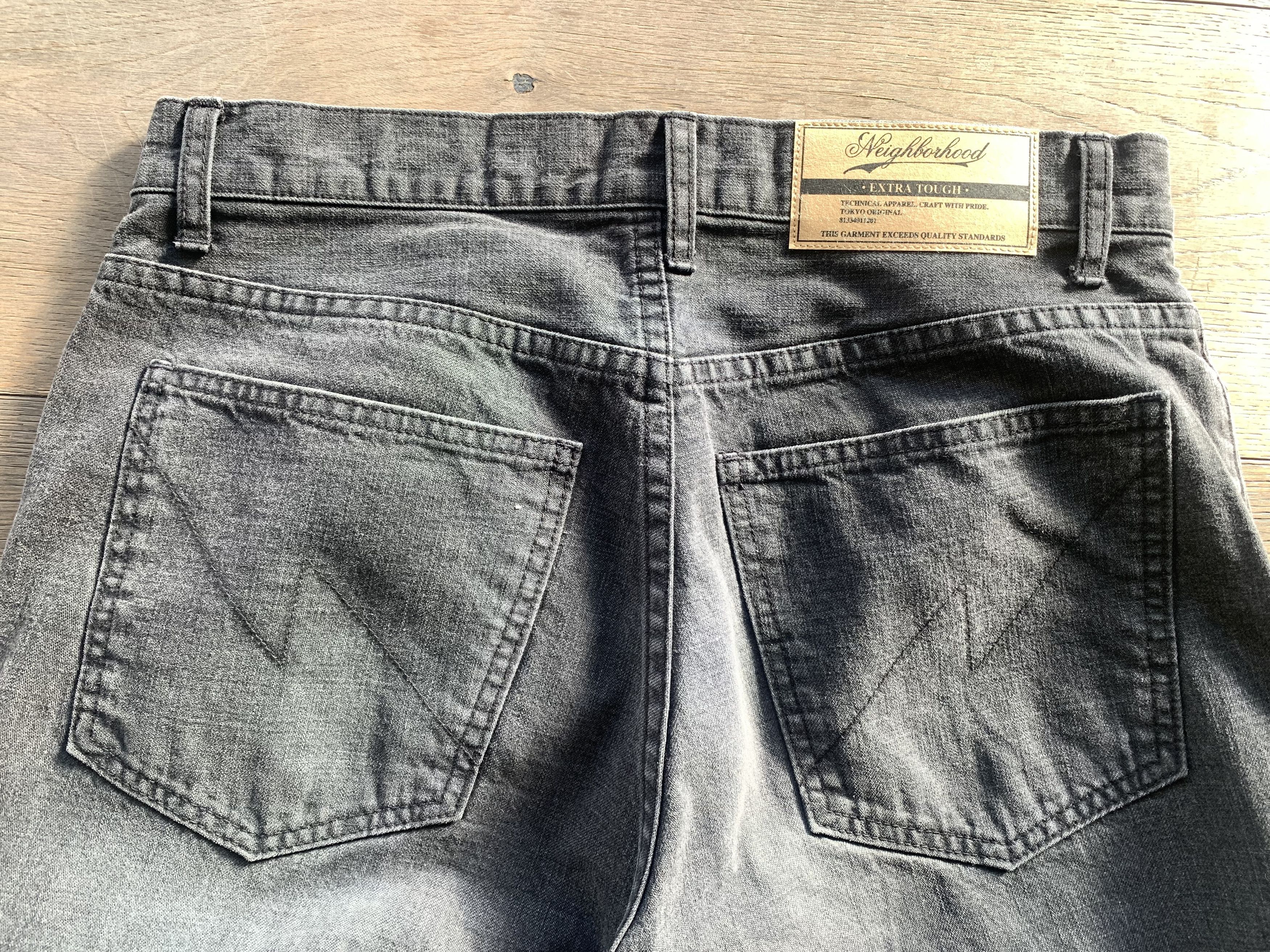 Neighborhood Neighborhood Baggy Silhouette Denim Pants Black Size US 30 / EU 46 - 6 Thumbnail