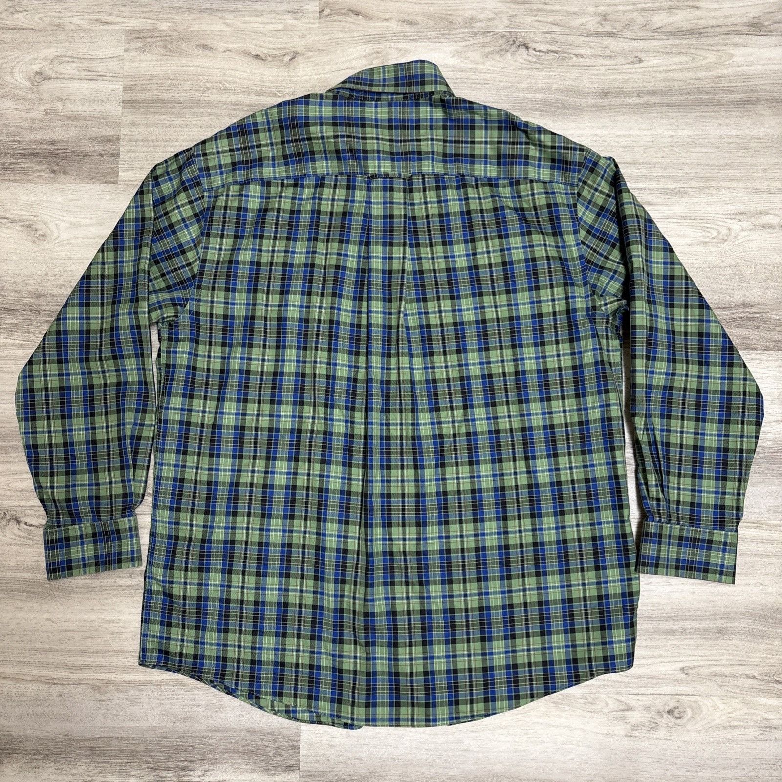 Orvis Orvis Plaid Shirt Mens Large Green Cotton Long Sleeve Button Size US L / EU 52-54 / 3 - 7 Thumbnail