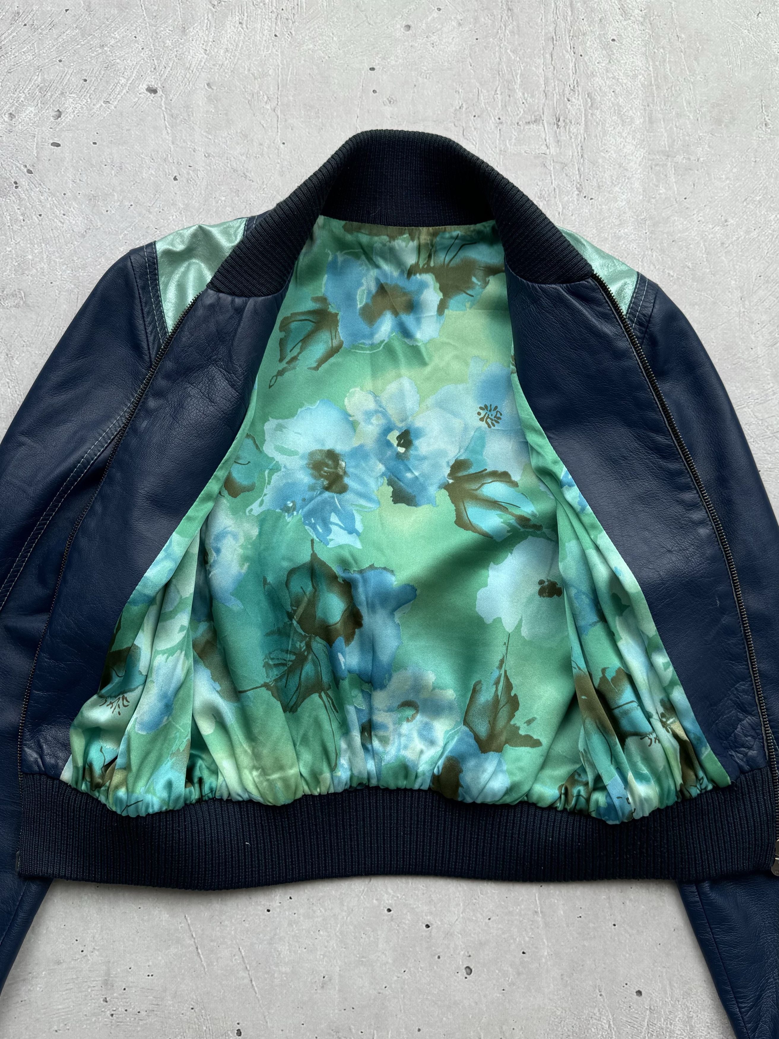 Genuine Leather Vintage Amazing Leather Bomber Jacket Size S / US 4 / IT 40 - 5 Thumbnail