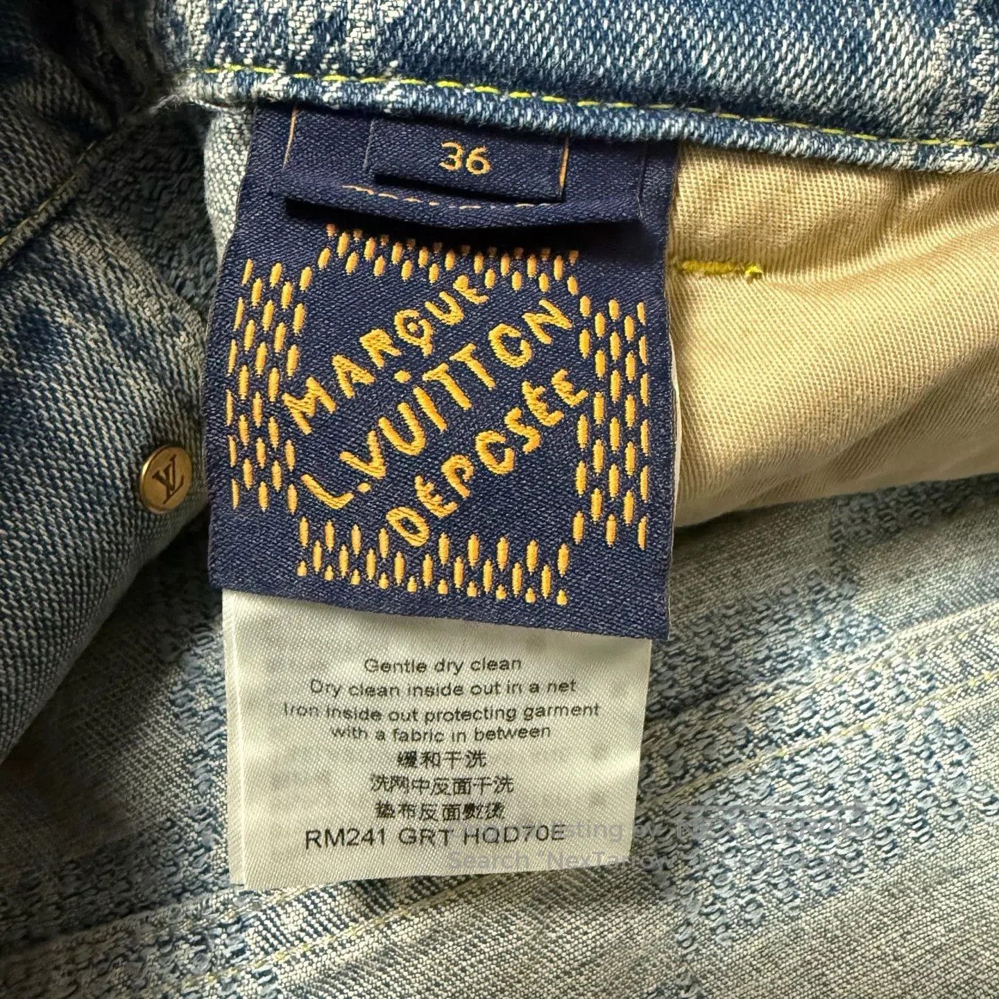 Louis Vuitton Louis Vuitton Pharrell Checkerboard Flared Jeans. Size US 36 / EU 52 - 6 Thumbnail