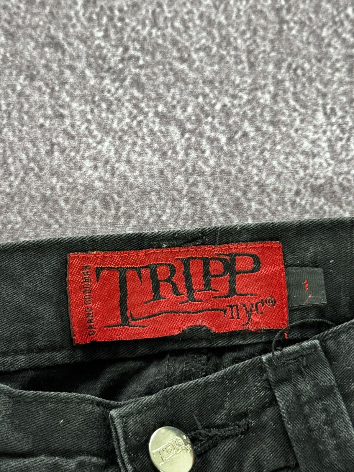 Tripp NYC Tripp Nyc Avant Garde Bondage Gothic Flared Pants Size 26" / US 2 / IT 38 - 14 Thumbnail