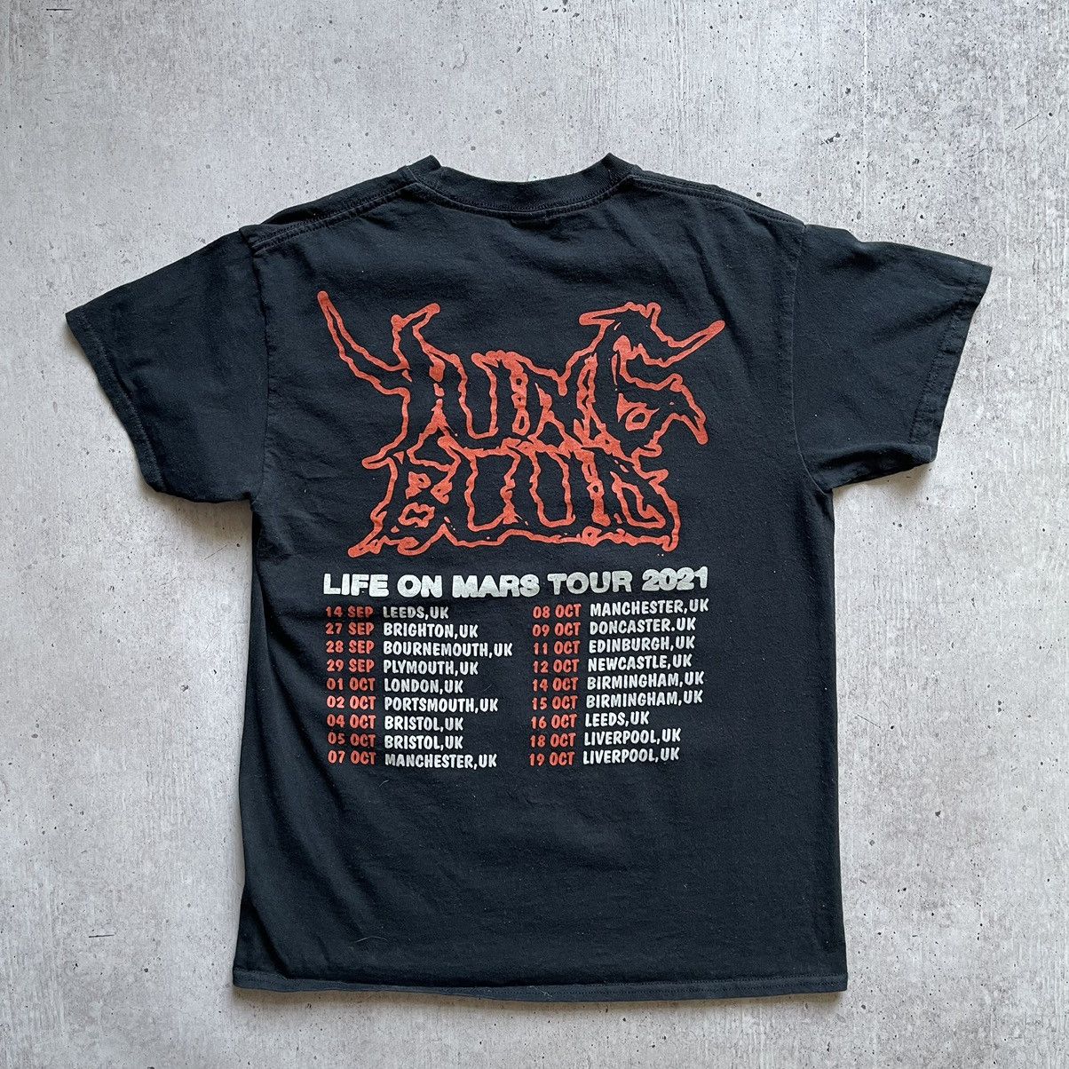 Band Tees Yung Blud Life on mars tour 2021 Size US M / EU 48-50 / 2 - 6 Thumbnail