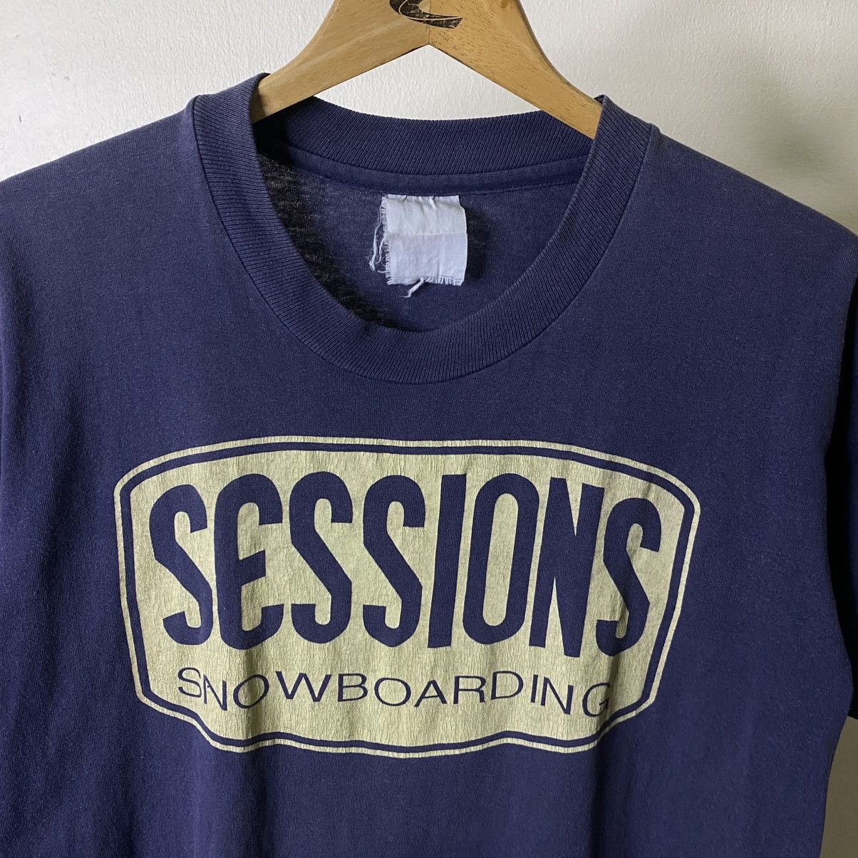 Sessions Vintage 1990s Sessions Snowboarding T Shirt Size US M / EU 48-50 / 2 - 2 Thumbnail