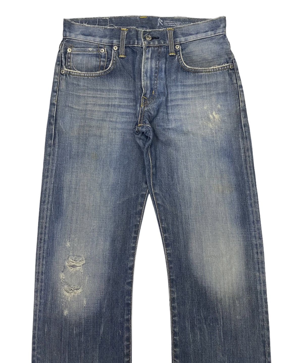Hysteric Glamour EDWIN 503R JAPAN DISTRESSED DENIM JEANS Size US 30 / EU 46 - 3 Thumbnail