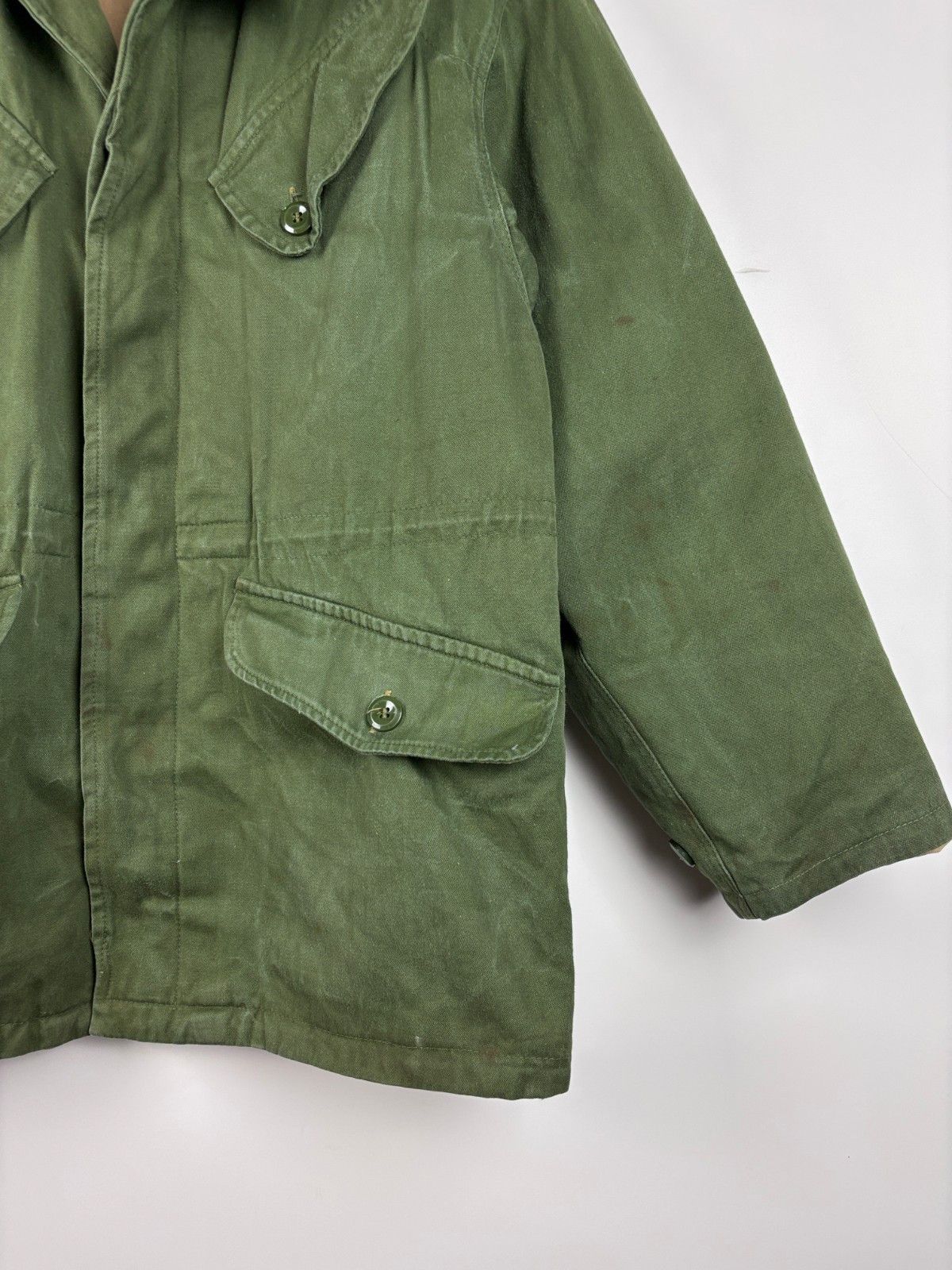Other Vintage 1972 Dutch Military Army Field Jacket Green Size M Size US M / EU 48-50 / 2 - 4 Thumbnail
