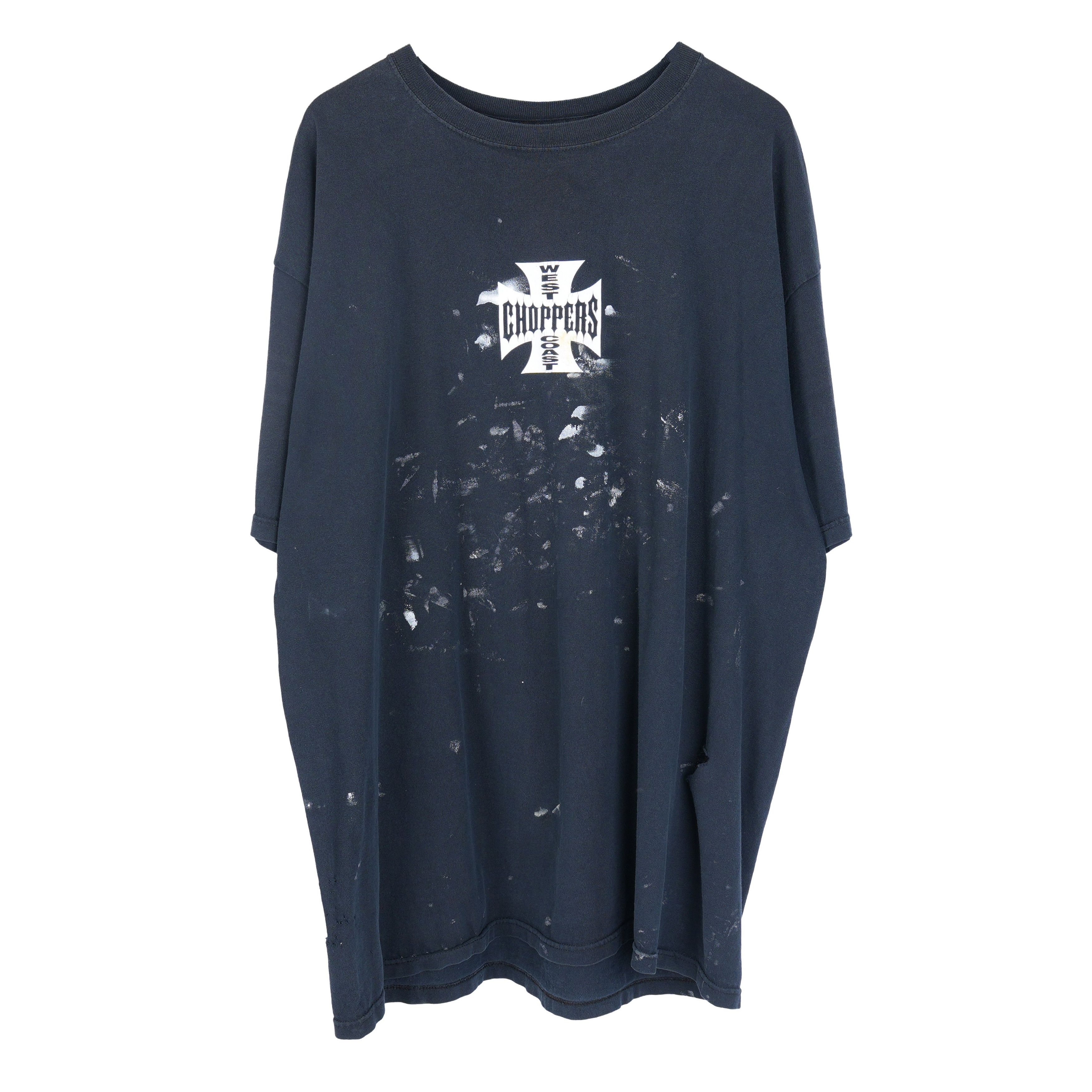 Vintage VINTAGE WEST COAST CHOPPERS LOGO PAINT SPLATTER TEE Size US XXL / EU 58 / 5 - 1 Thumbnail