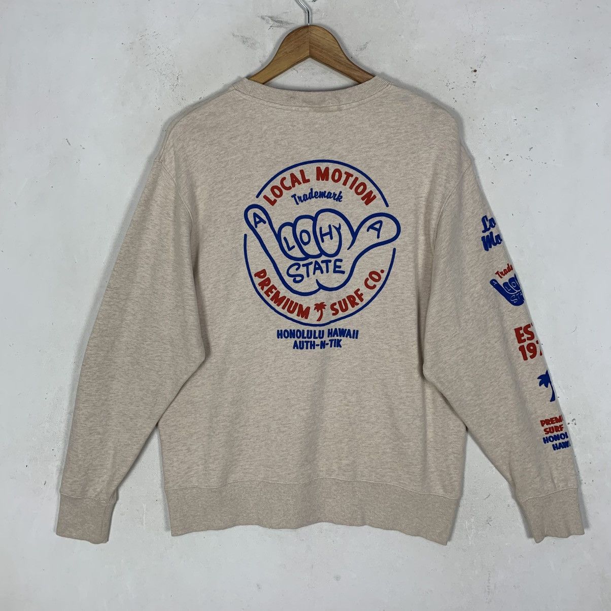 Vintage Local Motion Brand Street Wear JapaneseBrand Sweatshirt Size US M / EU 48-50 / 2 - 7 Thumbnail