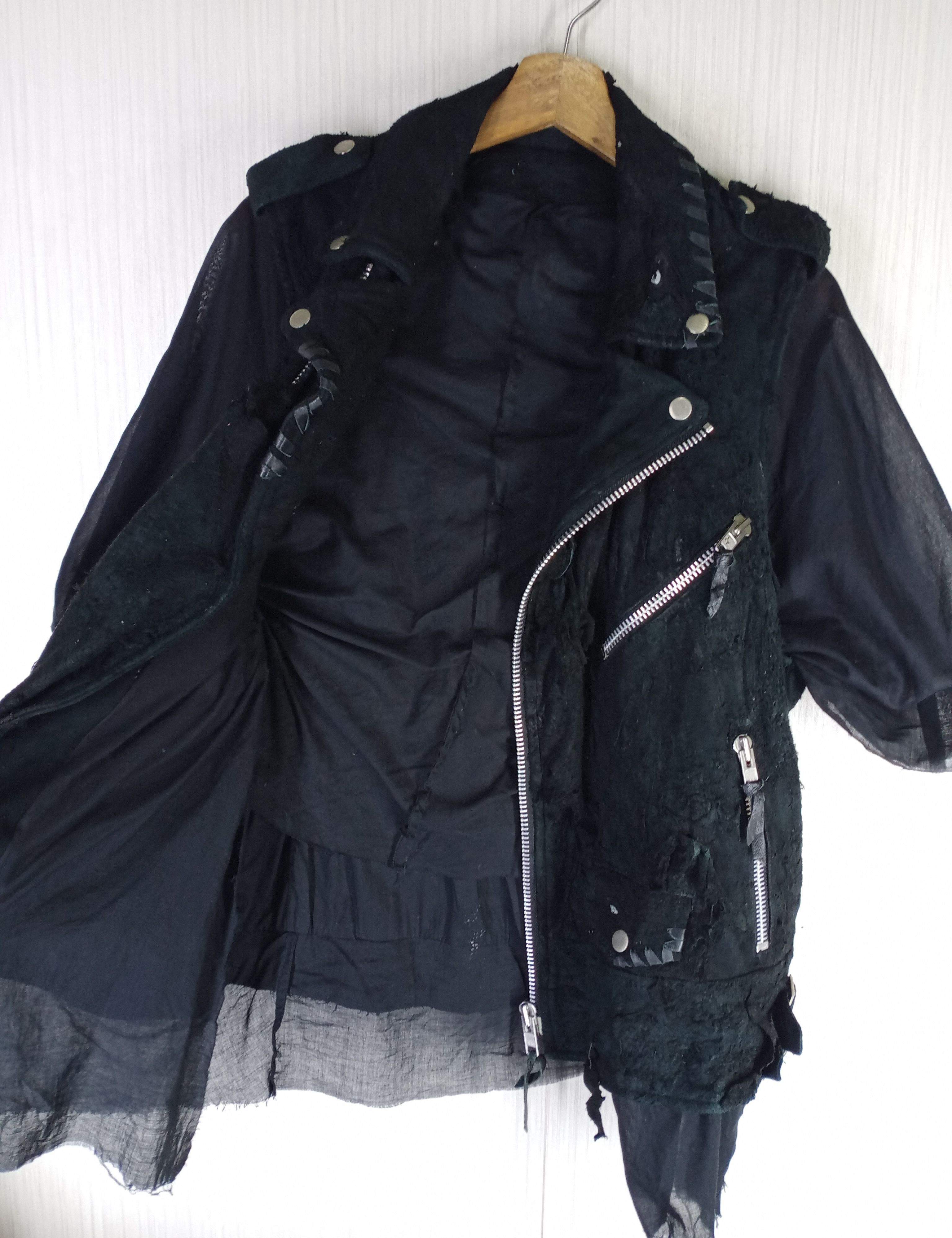 Tuesday Night Band Practice Rare Tuesday Night Band Practice Trashed Leather Jacket Size US M / EU 48-50 / 2 - 8 Thumbnail