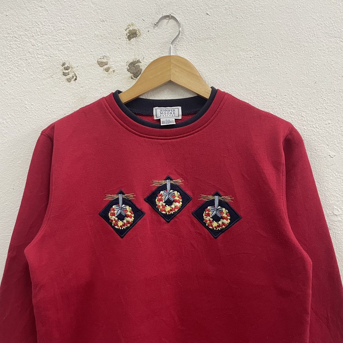 Vintage 🔥Vintage Jennifer Moore Motive Flower Design Sweatshirts Size US S / EU 44-46 / 1 - 3 Thumbnail