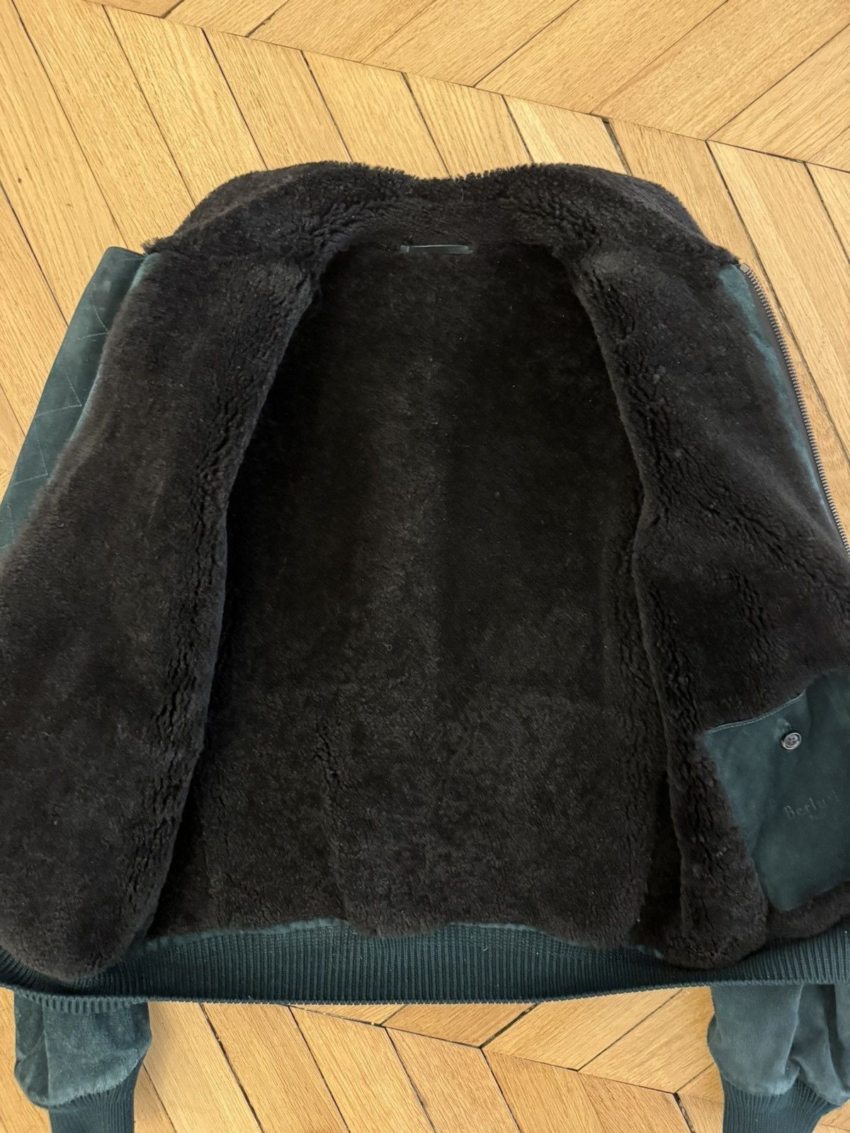 Berluti Berluti Lizard Trimmed Shearling Jacket Size US M / EU 48-50 / 2 - 15 Thumbnail