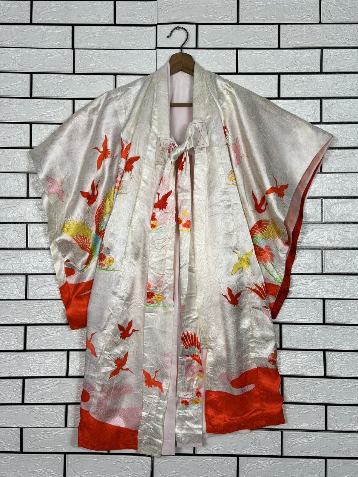 Japanese Brand Traditional Japan Kimono Embroidered Phoenix Logo #4190-C190 Size ONE SIZE - 15 Thumbnail