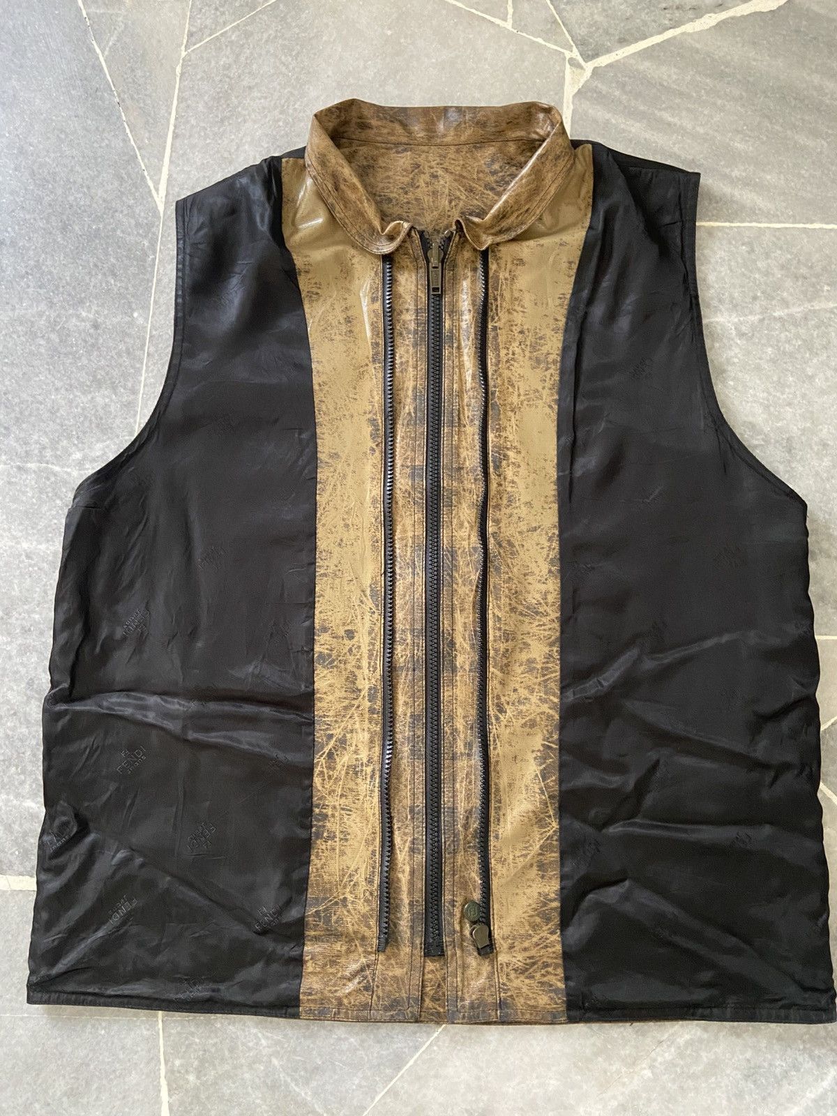 Fendi Vintage Fendi Vest Jacket Reversible Size US M / EU 48-50 / 2 - 4 Thumbnail