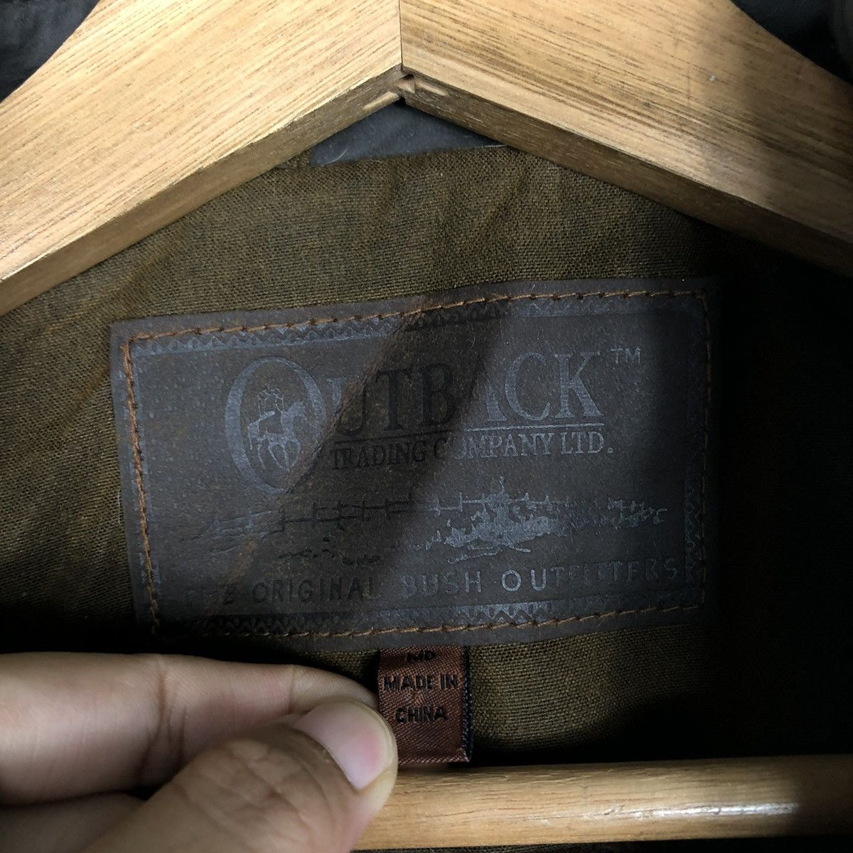 Vintage 🔥VINTAGE WAX JACKET HUNTING SURVIVAL MULTI POCKET UTBACK Size US M / EU 48-50 / 2 - 18 Thumbnail