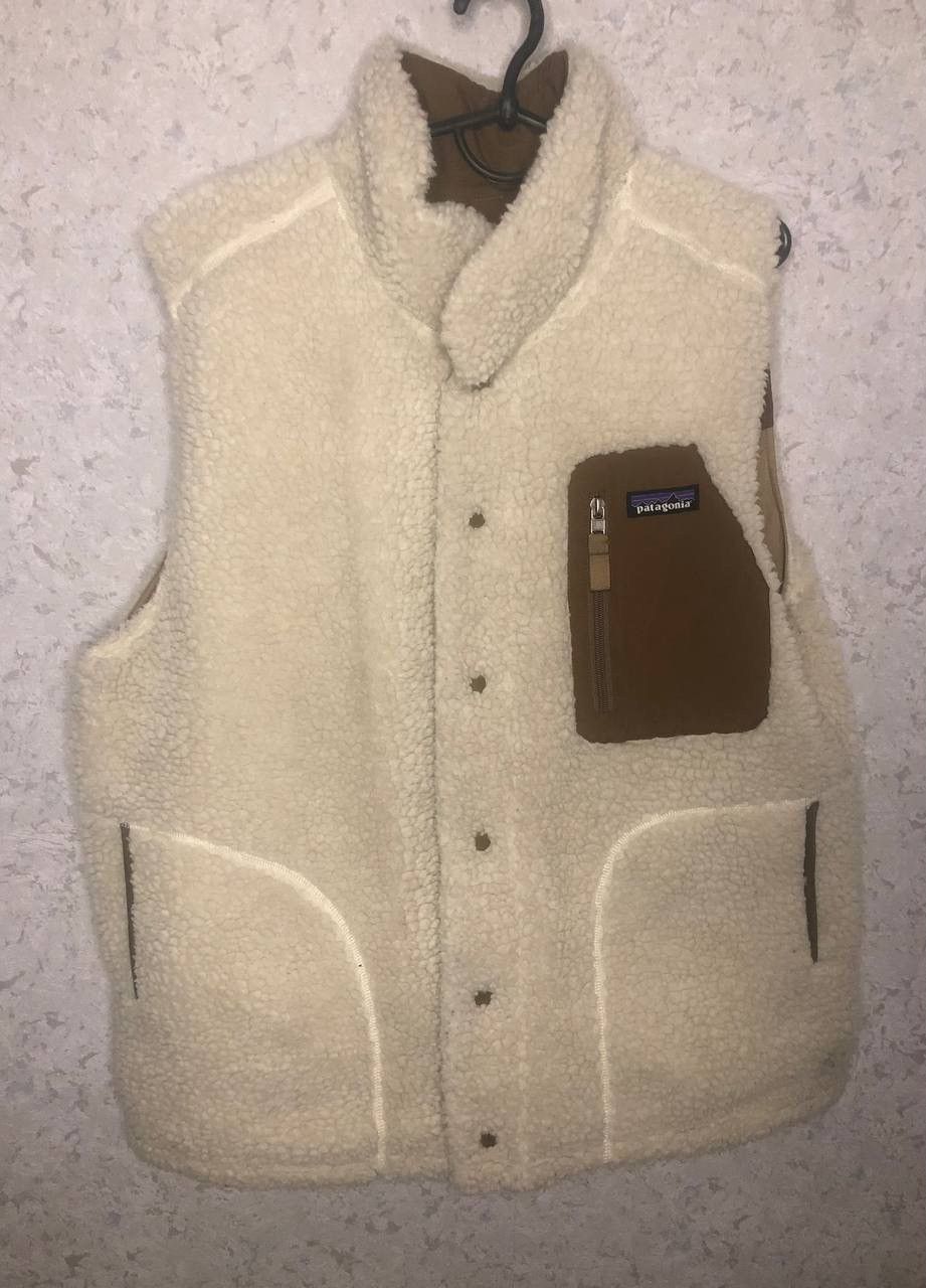 Patagonia Patagonia Double Sided Vest Sheepskin Size S-M Casual Style Size US S / EU 44-46 / 1 - 1 Thumbnail