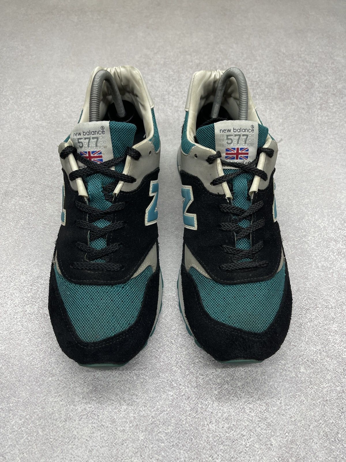 New Balance Mens New Balance 577 England Sneakers With Box Black/Blue Size US 9 / EU 42 - 5 Thumbnail