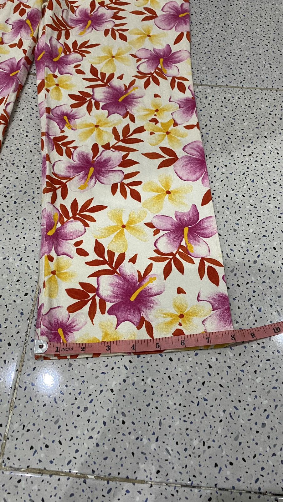 Japanese Brand × Vintage Vintage Elle Sport Flower Pattern Pants Size 30" / US 8 / IT 44 - 14 Thumbnail