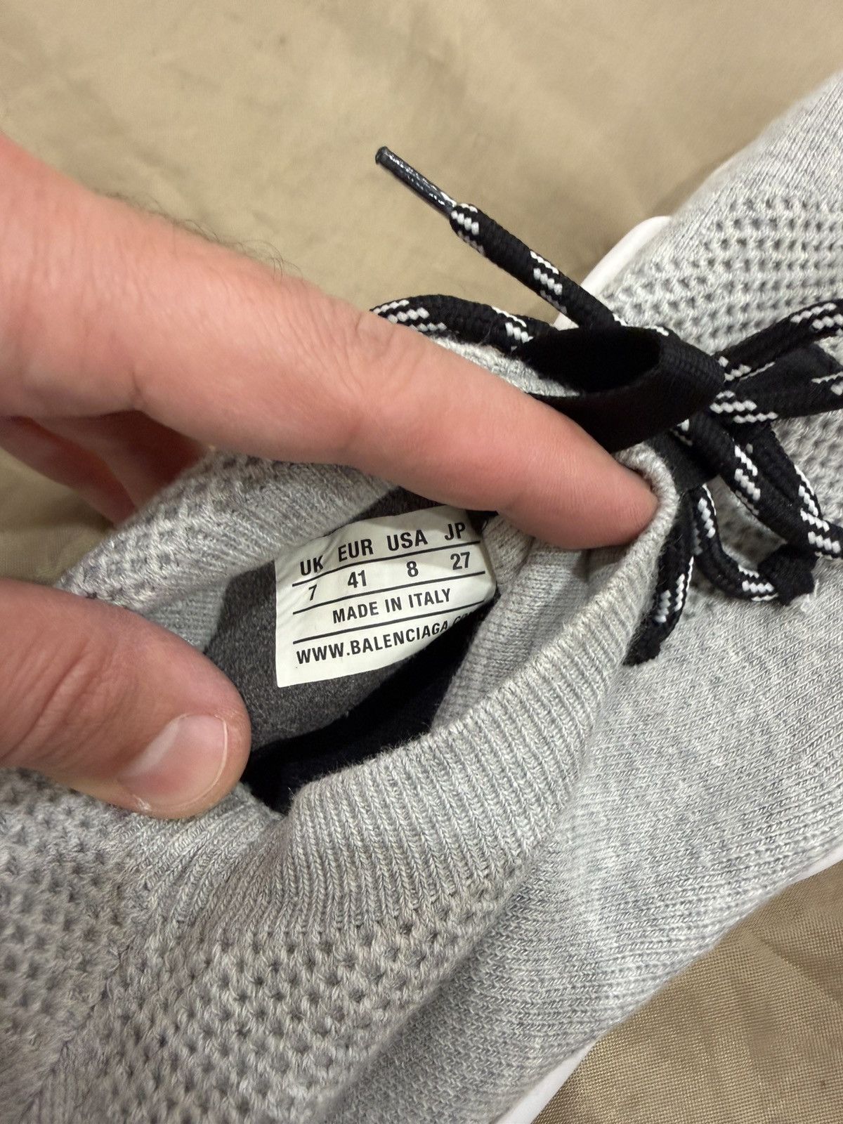 Balenciaga Balenciaga Wmns Speed Lace Up Sneaker 'Grey' size 41 Size US 8 / EU 41 - 11 Thumbnail