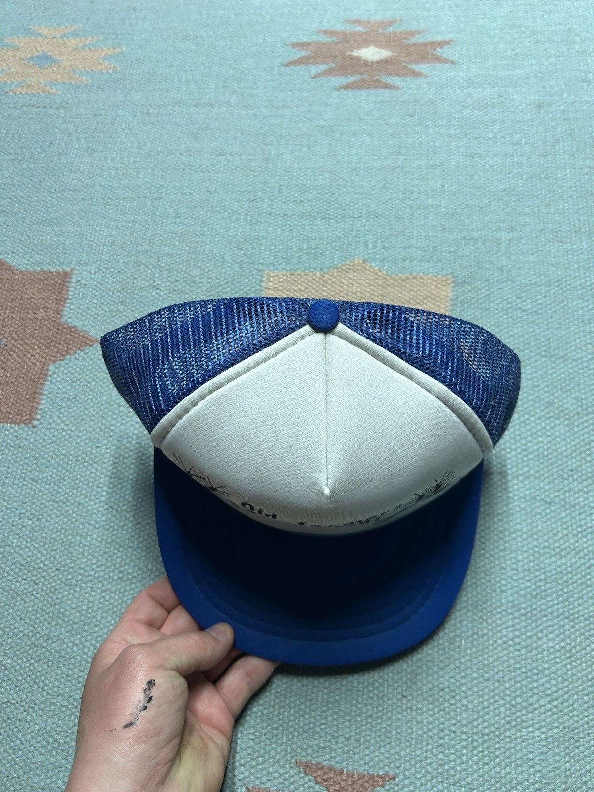 Vintage Vtg trucker hat old farmers never die they go to seed funny Size ONE SIZE - 4 Thumbnail