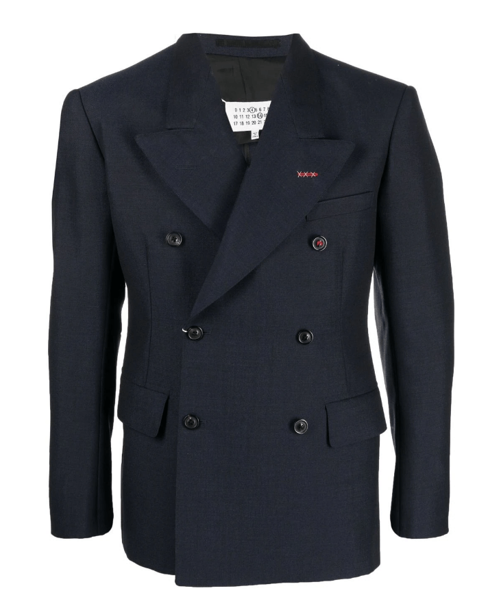 Maison Margiela BNWT AW23 MAISON MARGIELA DOUBLE BREASTED BLAZER JACKET 50 Size US M / EU 48-50 / 2 - 12 Thumbnail