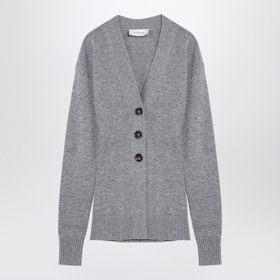 Sportmax o1d2blof1024 Cardigans in Grey Size S / US 4 / IT 40 - 1 Thumbnail