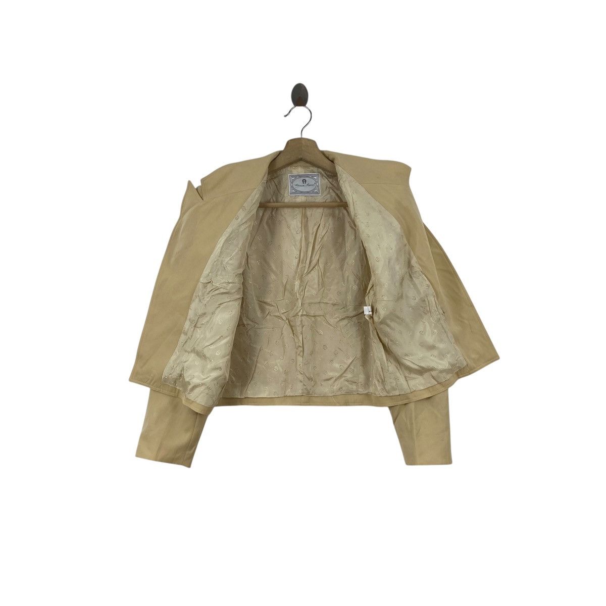 Etienne Aigner Vintage ETIENNE AIGNER Cropped Double Breasted Blazer Size S / US 4 / IT 40 - 6 Thumbnail