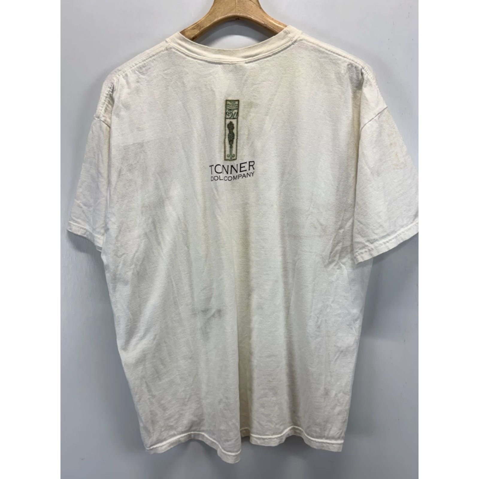 Hanes VINTAGE Hanes T-Shirt Mens XL Graphic 90s Dolls Tonner White Reads Mens Size US XL / EU 56 / 4 - 4 Thumbnail