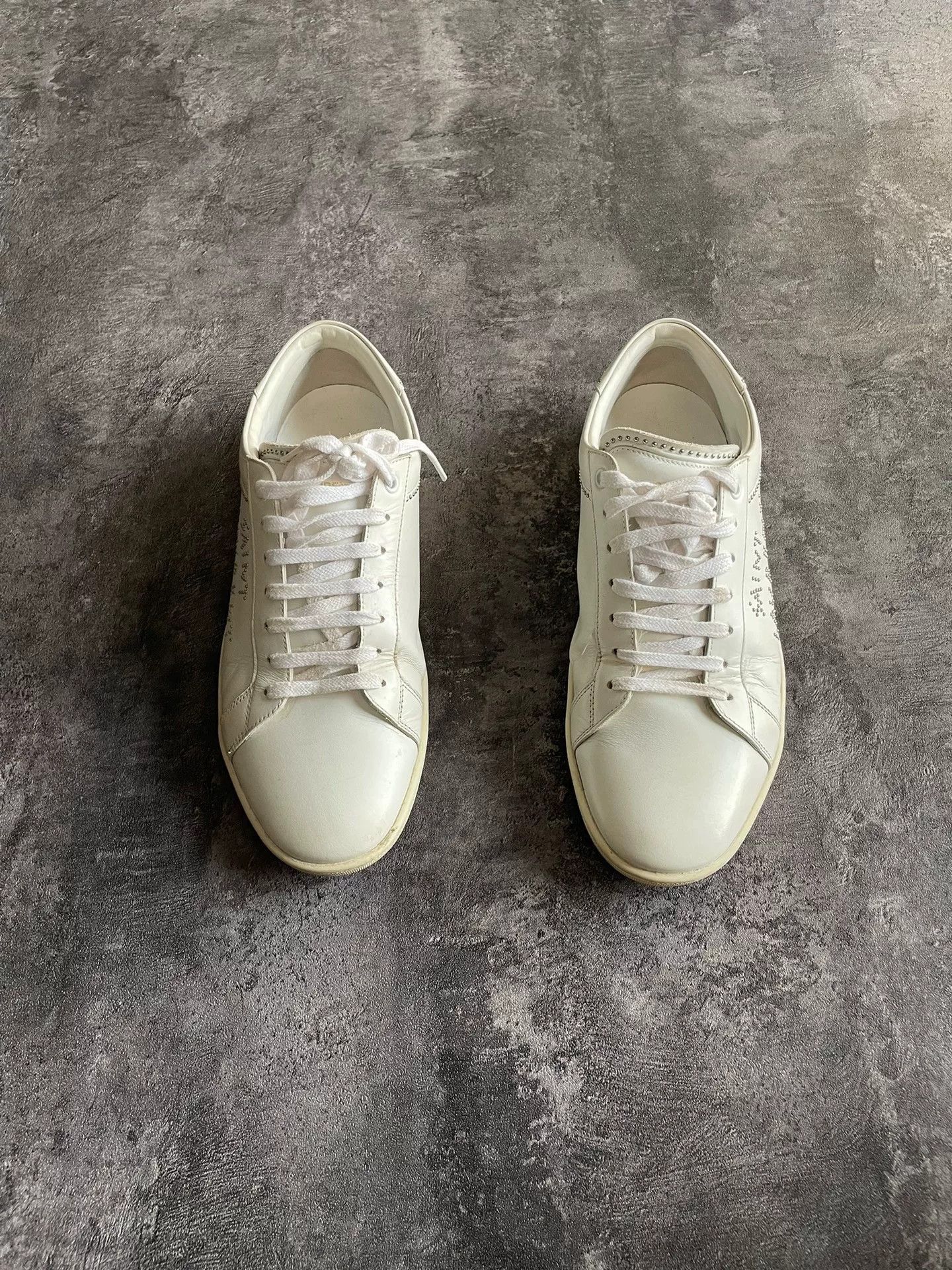 Other saint laurent white low-top sneakers with studs. Size US 10 / EU 43 - 2 Thumbnail