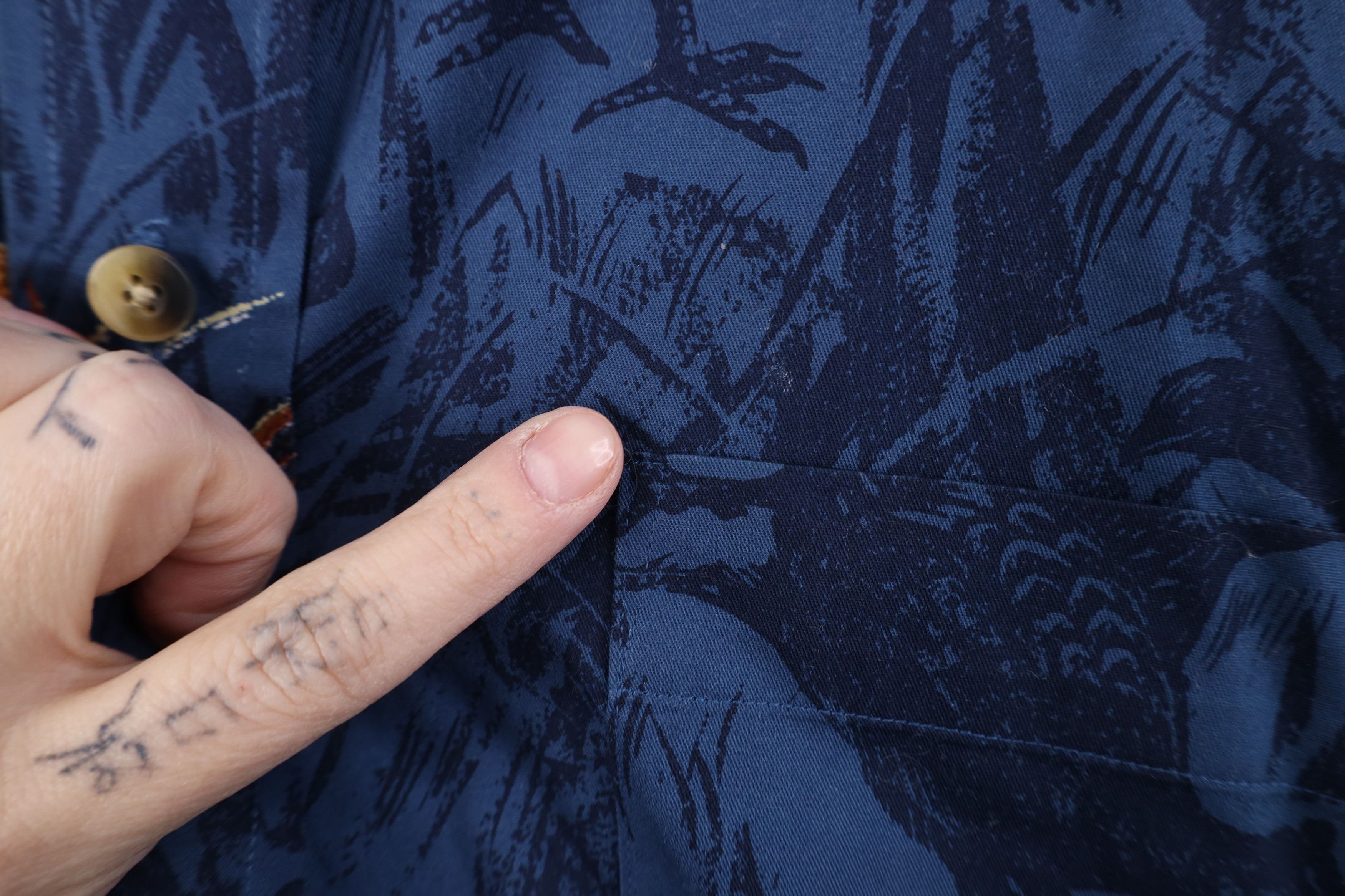 Nautica Vintage 90s Nautica Pheasant Bird All Over Print Shirt Size US XL / EU 56 / 4 - 4 Thumbnail