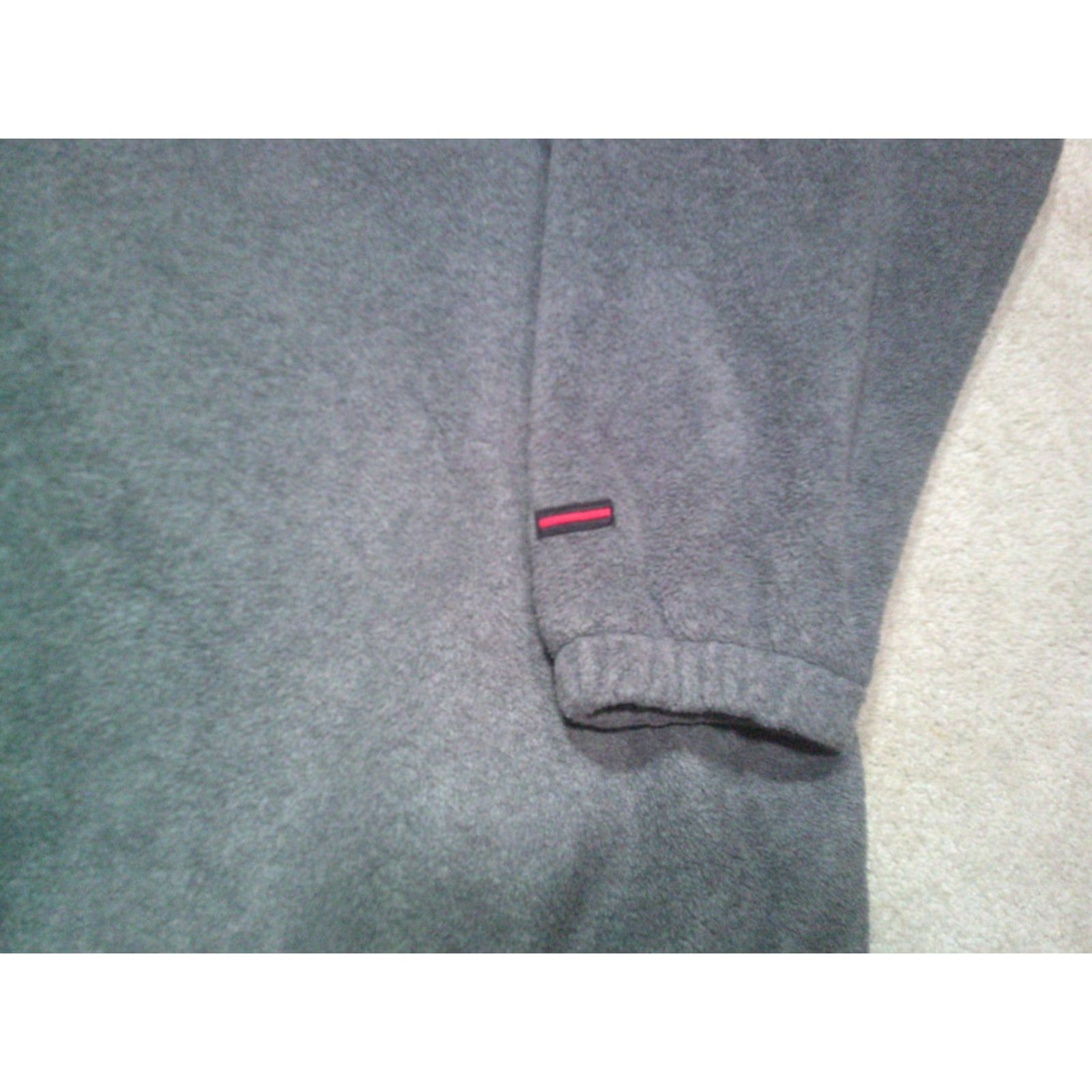 Fubu VINTAGE FUBU Jacket Windbreaker Fleece Gray Oversized Baggy Spell Out 90s Hip Hop Mens L Regular Size US L / EU 52-54 / 3 - 6 Thumbnail