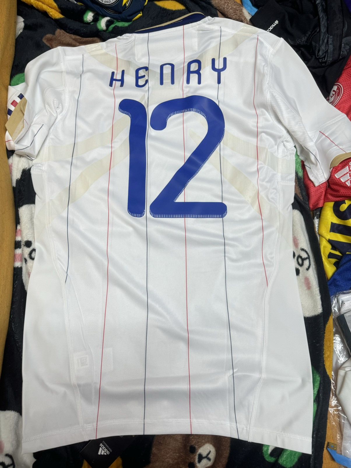 Adidas France 2010 World Cup player issue shirt #12 Henry (Bnwt) Size US L / EU 52-54 / 3 - 2 Thumbnail