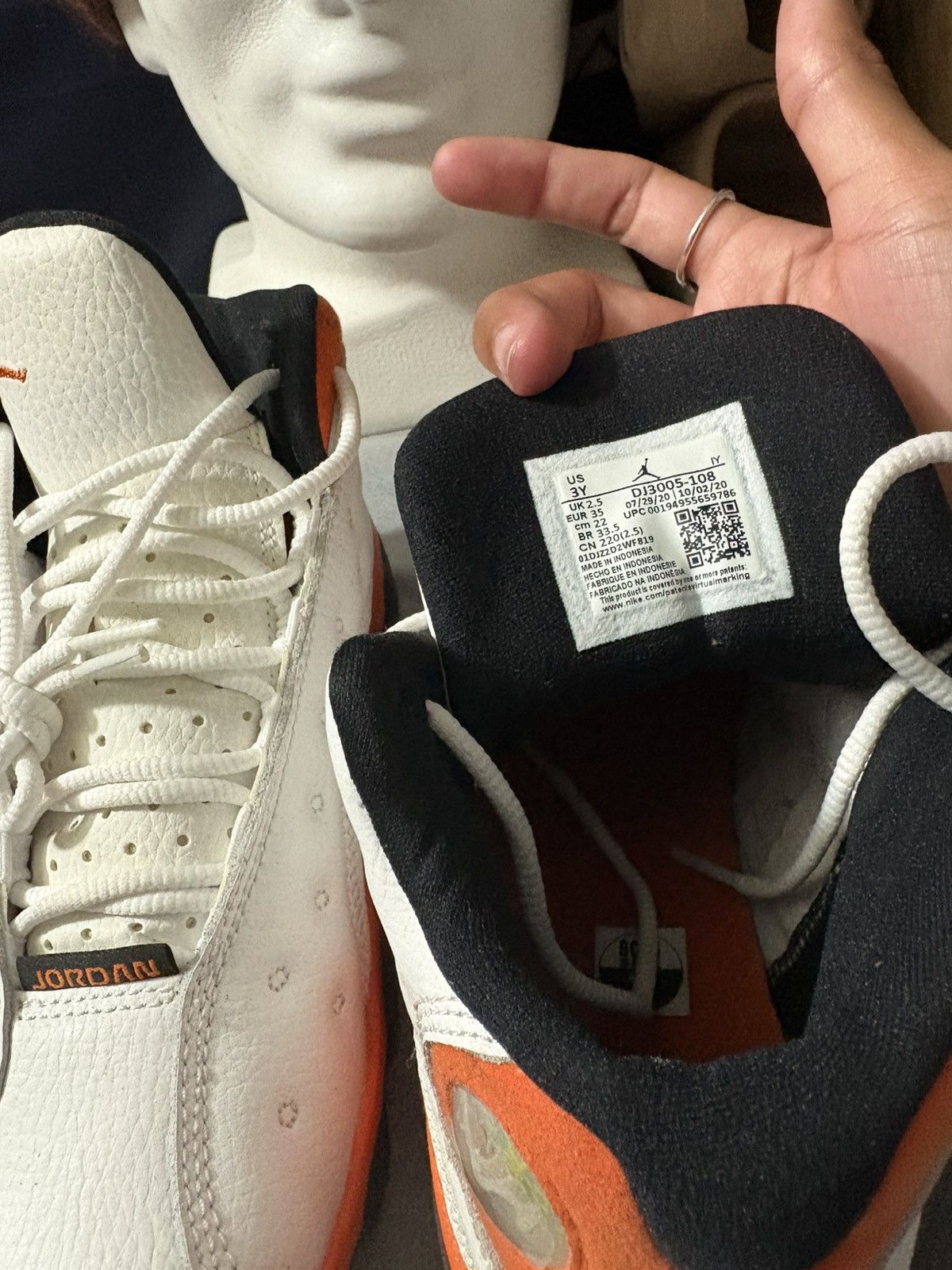 Nike Jordan 13 “starfish” 2.5 ps Size US 5 / EU 37 - 3 Thumbnail