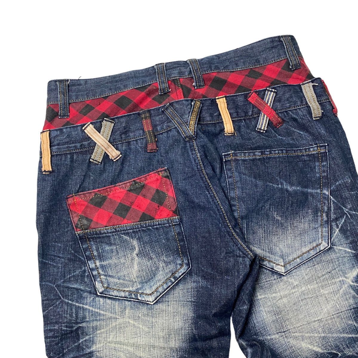 2000's Nylaus Double Waist Seawash Shorts
