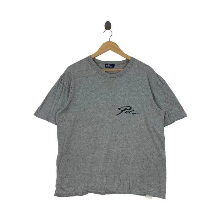 Vintage POLO A DEAUVILLE Script Logo Country Tee Shirt