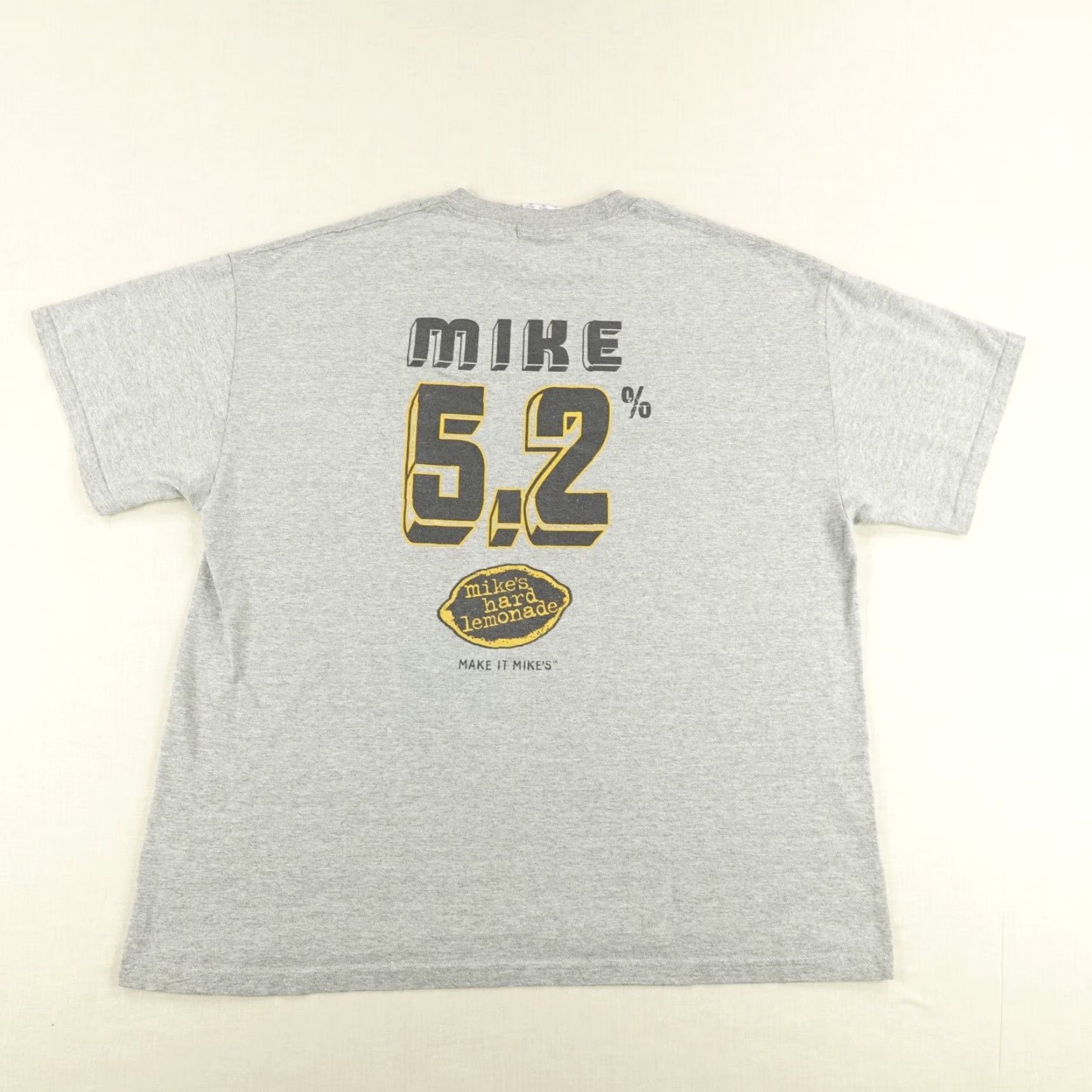 Vintage VINTAGE Mikes Hard Lemonade Shirt Mens XL Gray Basketball Made In USA 90s Y2K Size US XL / EU 56 / 4 - 5 Thumbnail