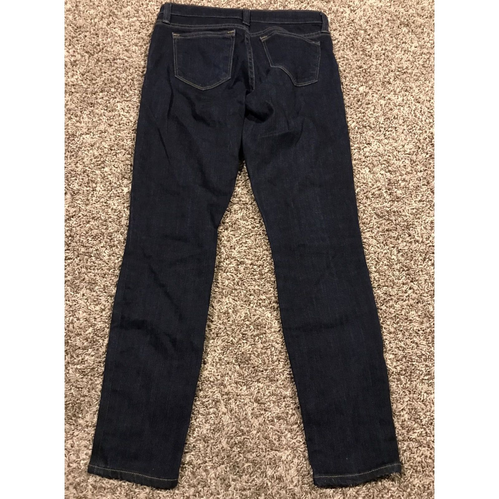J.Crew J.CREW Toothpick Jeans Dark Wash Denim Women Skinny 25 Slim Size 28" / US 6 / IT 42 - 4 Thumbnail