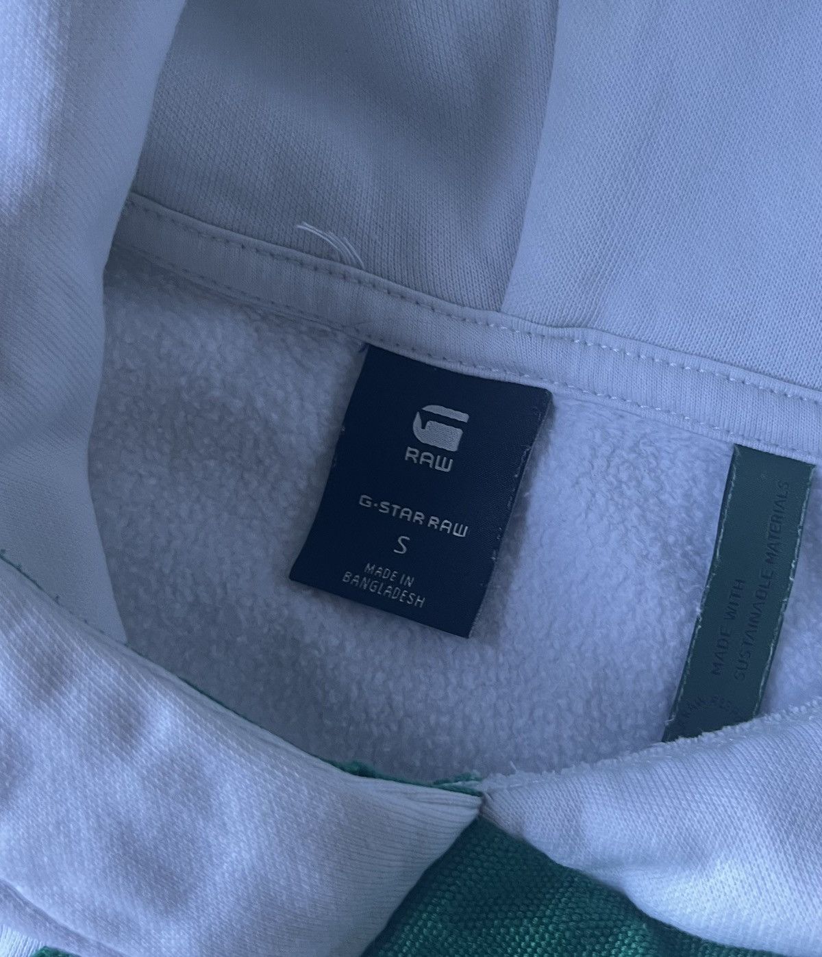 G-Star × Vintage Vintage y2k Avantgarde Gstar Raw Big Logo Hoodie Size US S / EU 44-46 / 1 - 8 Thumbnail