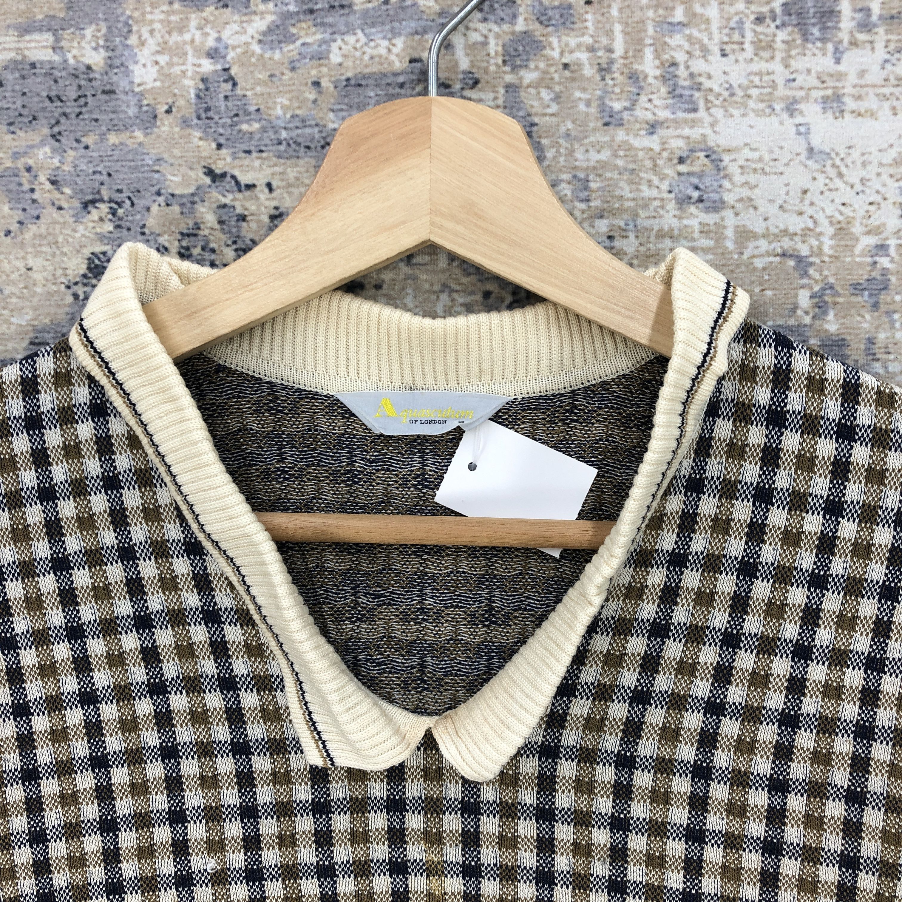 Aquascutum × Vintage Vintage 90s Aquascutum Sweater Aquascutum Sweatshirt Jumper Size US S / EU 44-46 / 1 - 3 Thumbnail