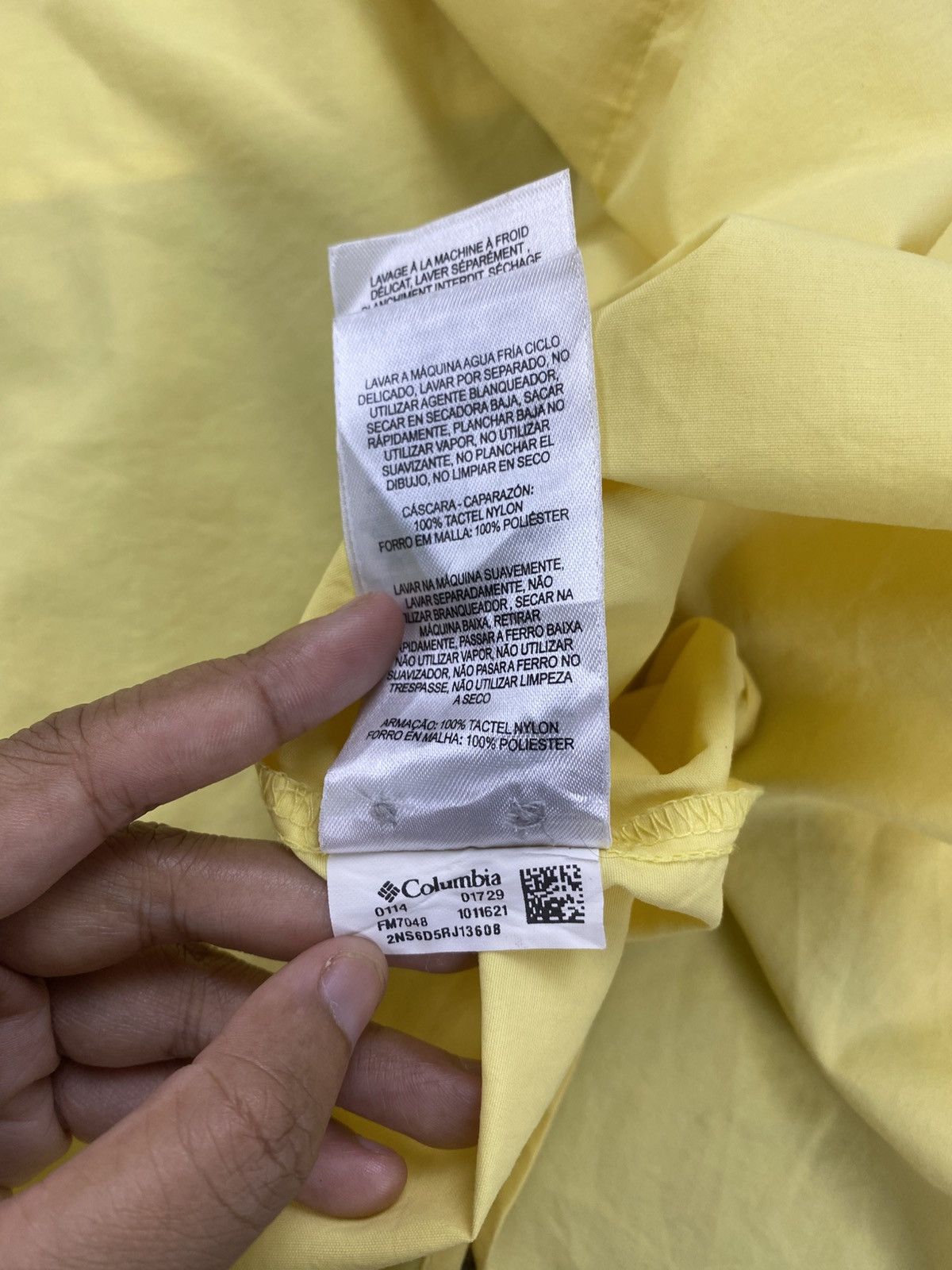 Columbia × Japanese Brand × Vintage Vintage Columbia PFG Soft Yellow Longsleeve Button Up Shirt Size US L / EU 52-54 / 3 - 15 Thumbnail