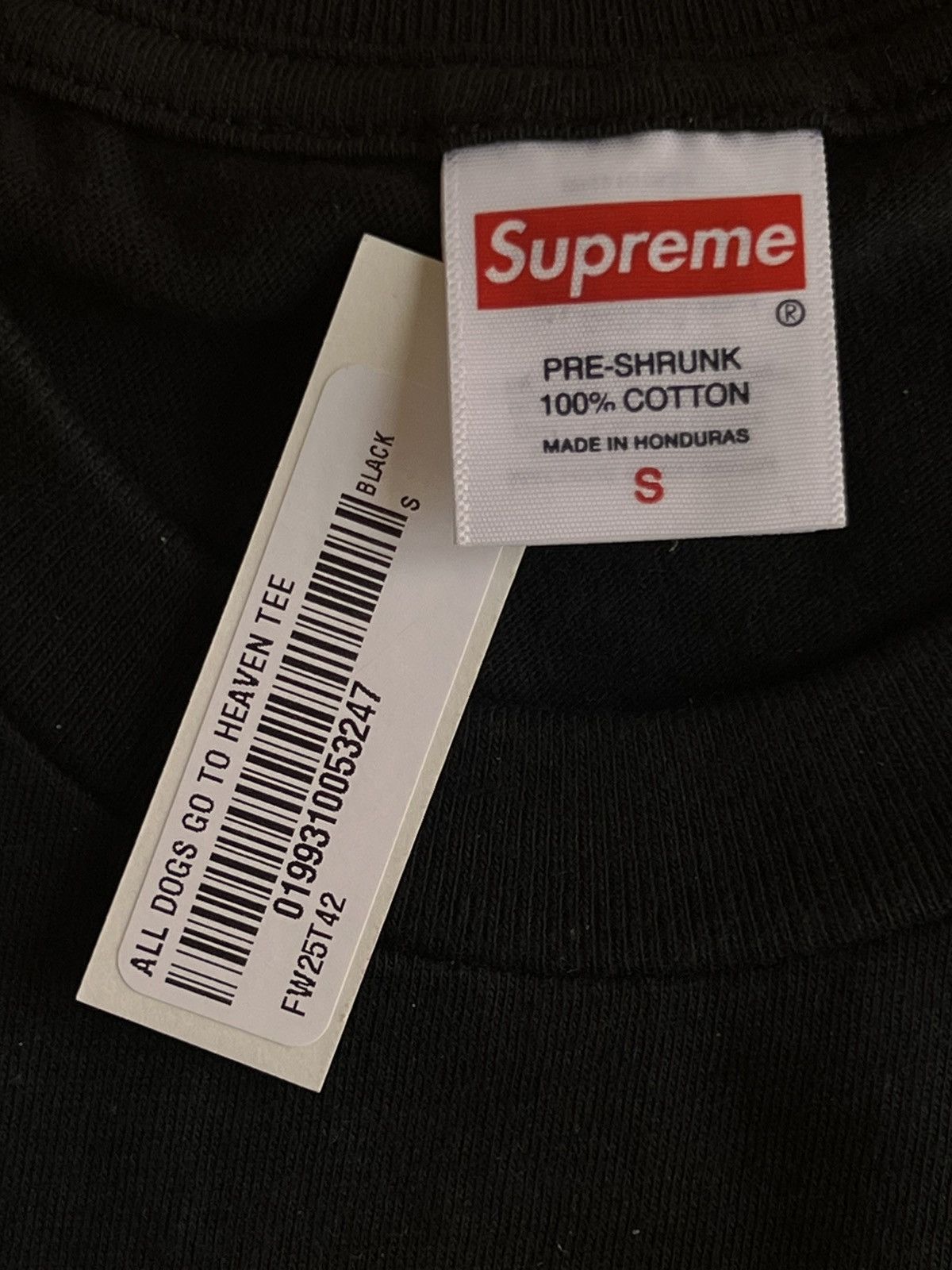 Supreme S Supreme All Dogs Go To Heaven Tee FW25 Movie Graphic Size US S / EU 44-46 / 1 - 20 Thumbnail