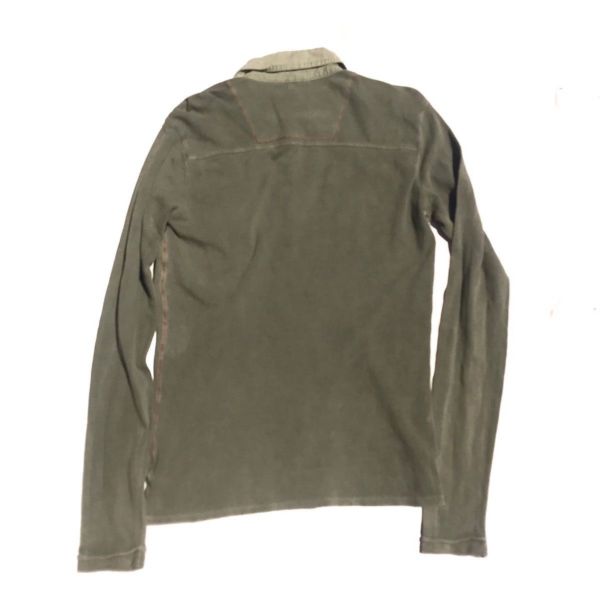 Parasuco × Vintage Parasuco Parabuco japan Denim Green long sleeve canvas polo Size US L / EU 52-54 / 3 - 11 Thumbnail