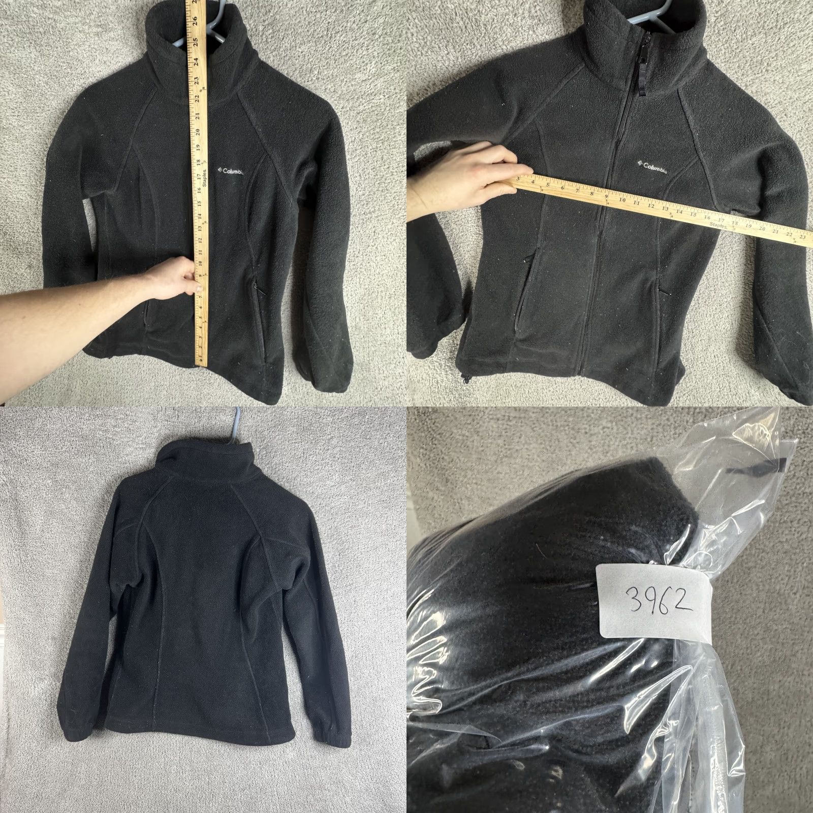 Vintage Columbia Fleece Jacket Womens Small Black Full Zip Pockets Lightweight Outdoor All Seasons Size S / US 4 / IT 40 - 8 Thumbnail