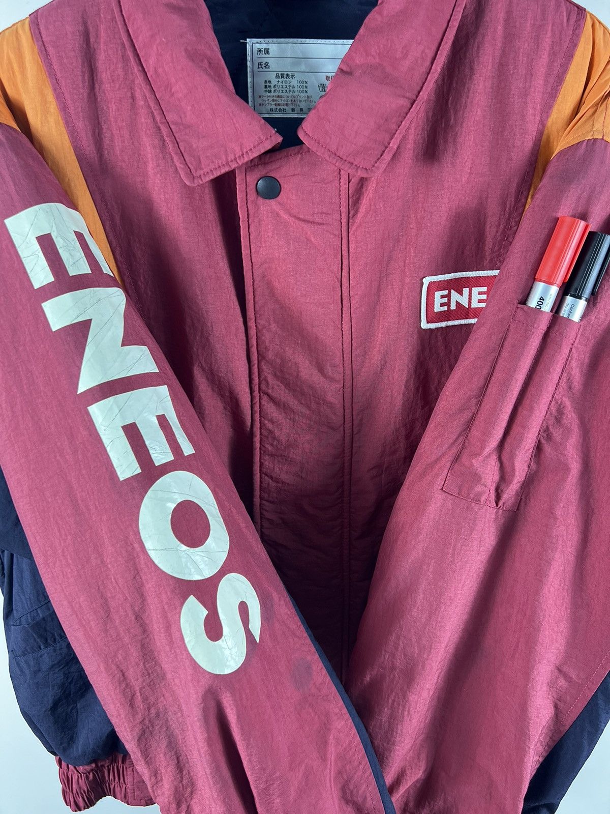 Japanese Brand 🔥 Eneos Threetone colors Motorsports Bomber Jacket - M Size US M / EU 48-50 / 2 - 5 Thumbnail