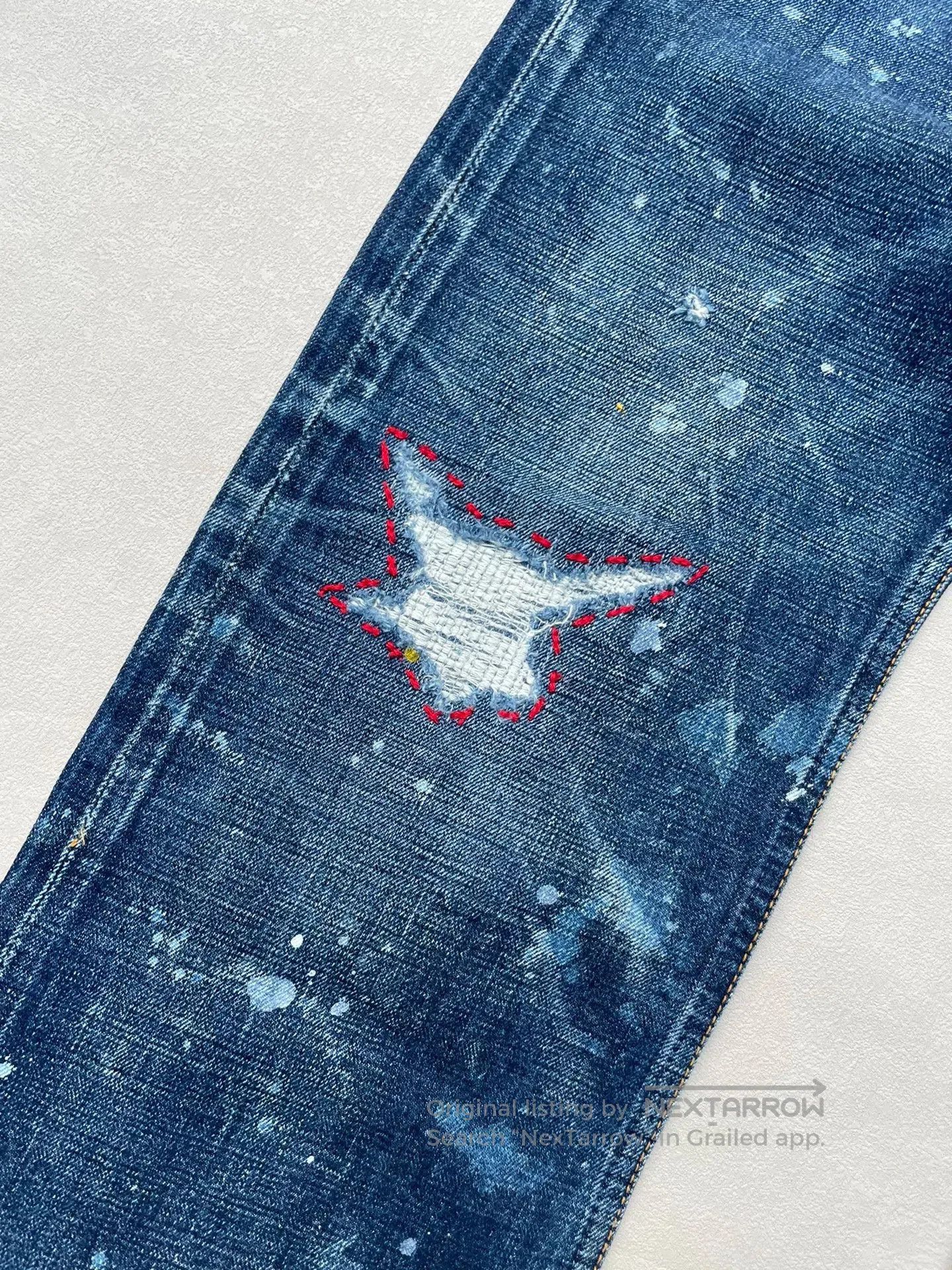 FDMTL FDMTL Splatter Wash Distressed Jeans W30 L30. Size US 30 / EU 46 - 4 Thumbnail
