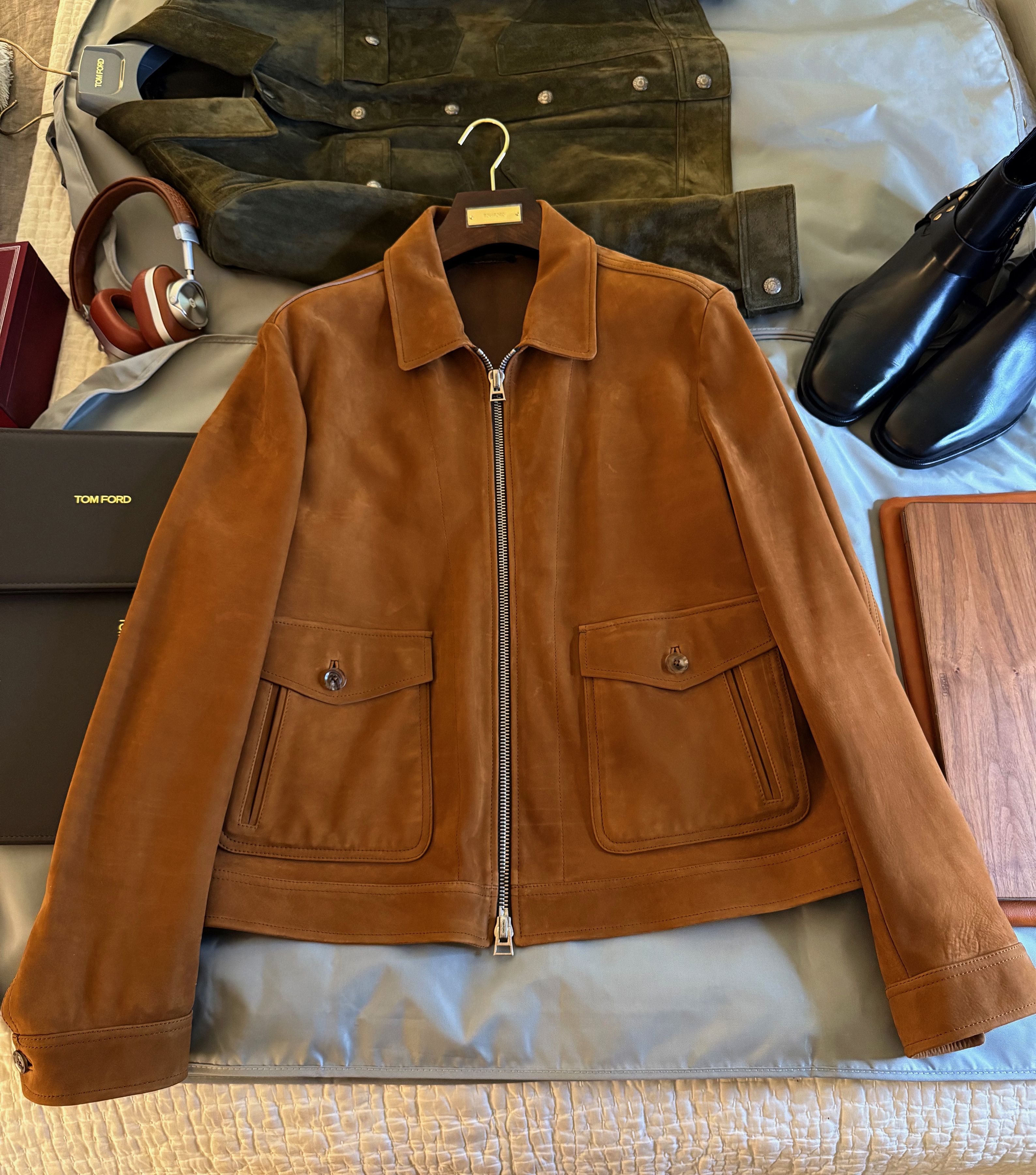 Tom Ford Fits smaller, A Menswear Grail, Rare Bovine Leather Jacket Size US XXL / EU 58 / 5 - 11 Thumbnail