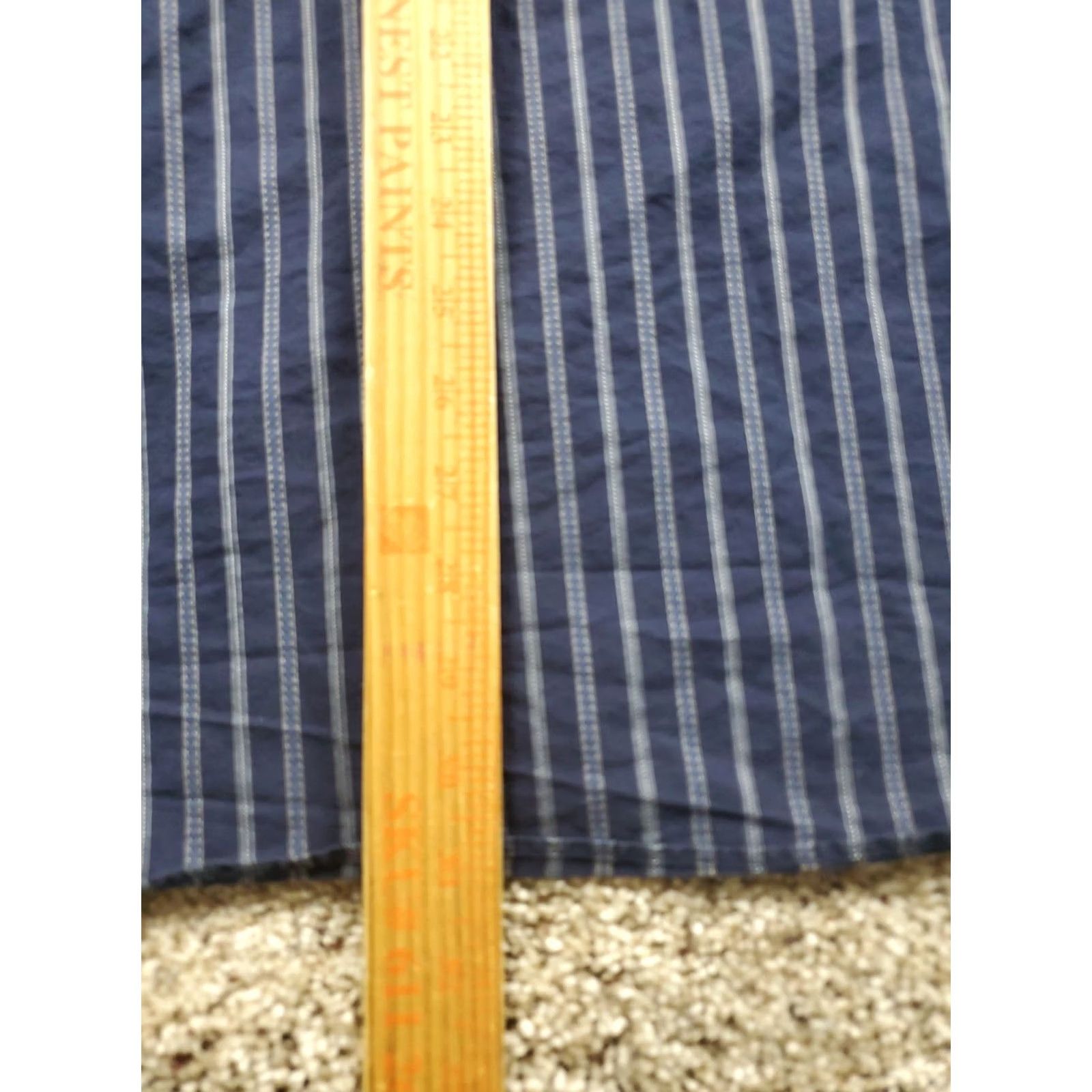 Banana Republic VINTAGE Banana Republic Shirt Mens Medium Blue Striped Button Up French Cuff Size US S / EU 44-46 / 1 - 6 Thumbnail