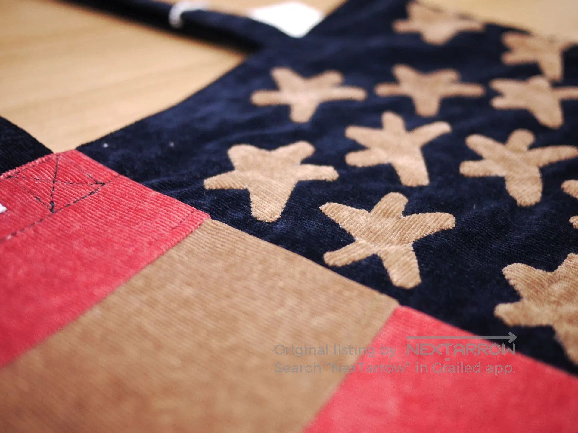 Visvim Brown Flag Design Tote Bag. Size ONE SIZE - 5 Thumbnail