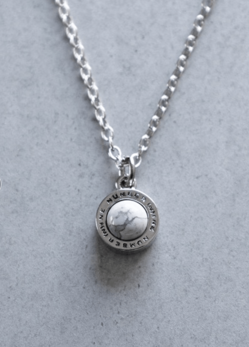 Number (N)ine Number nine ROUND LOGO STONE CHARM NECKLACE Size ONE SIZE - 1 Thumbnail