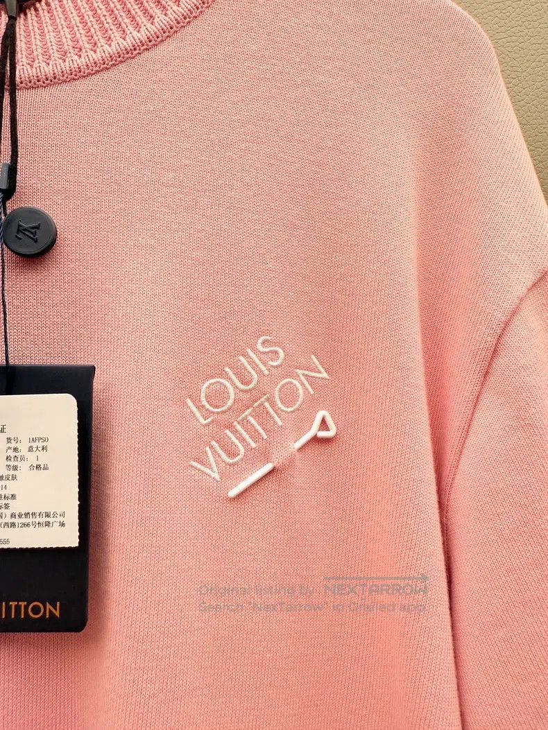 Louis Vuitton Louis Vuitton SS24 Monogrammed Embroidered Crew Neck T-Shi Size US S / EU 44-46 / 1 - 3 Thumbnail